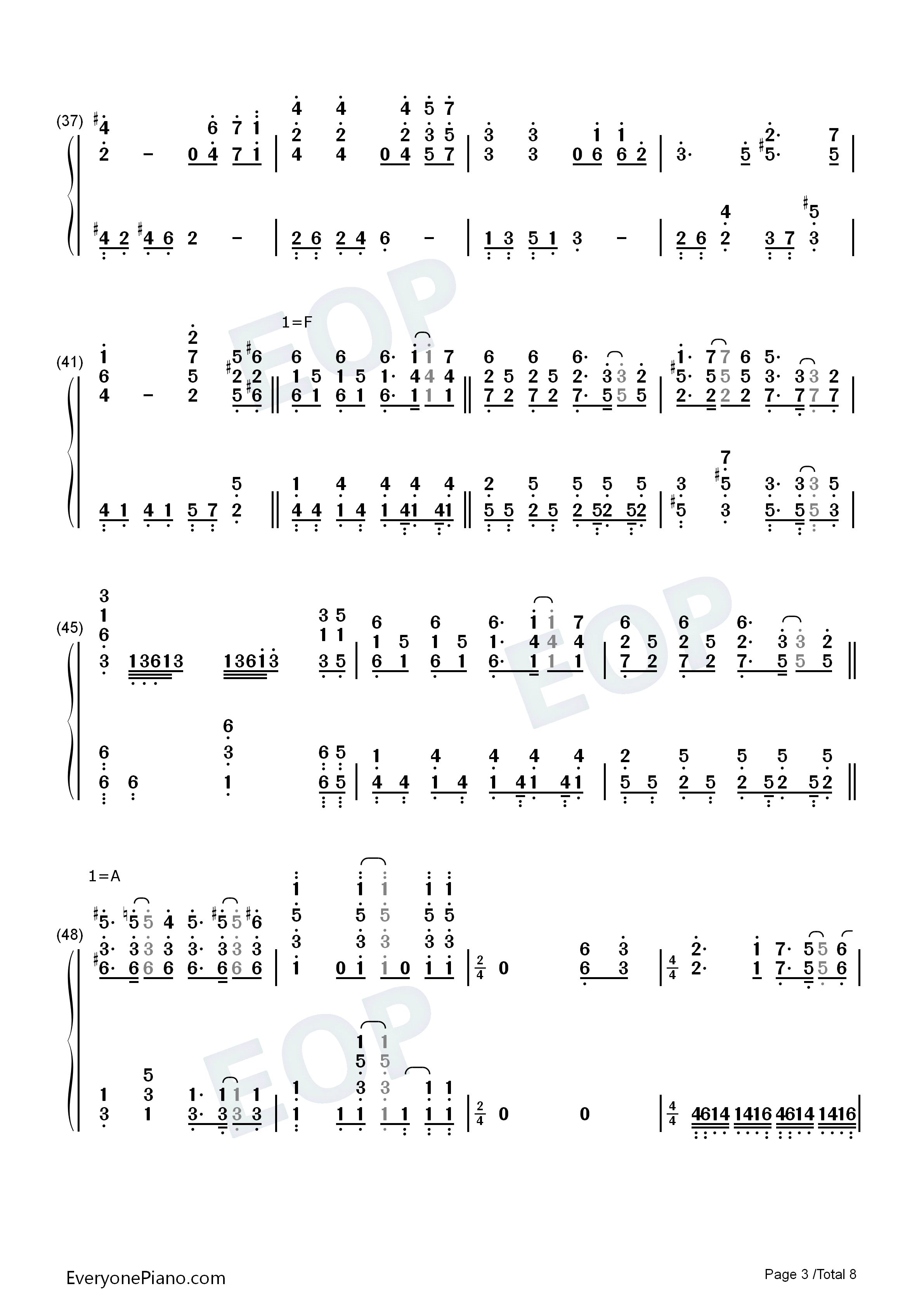 亡き王女の為のセプテット钢琴简谱_东方Project演唱