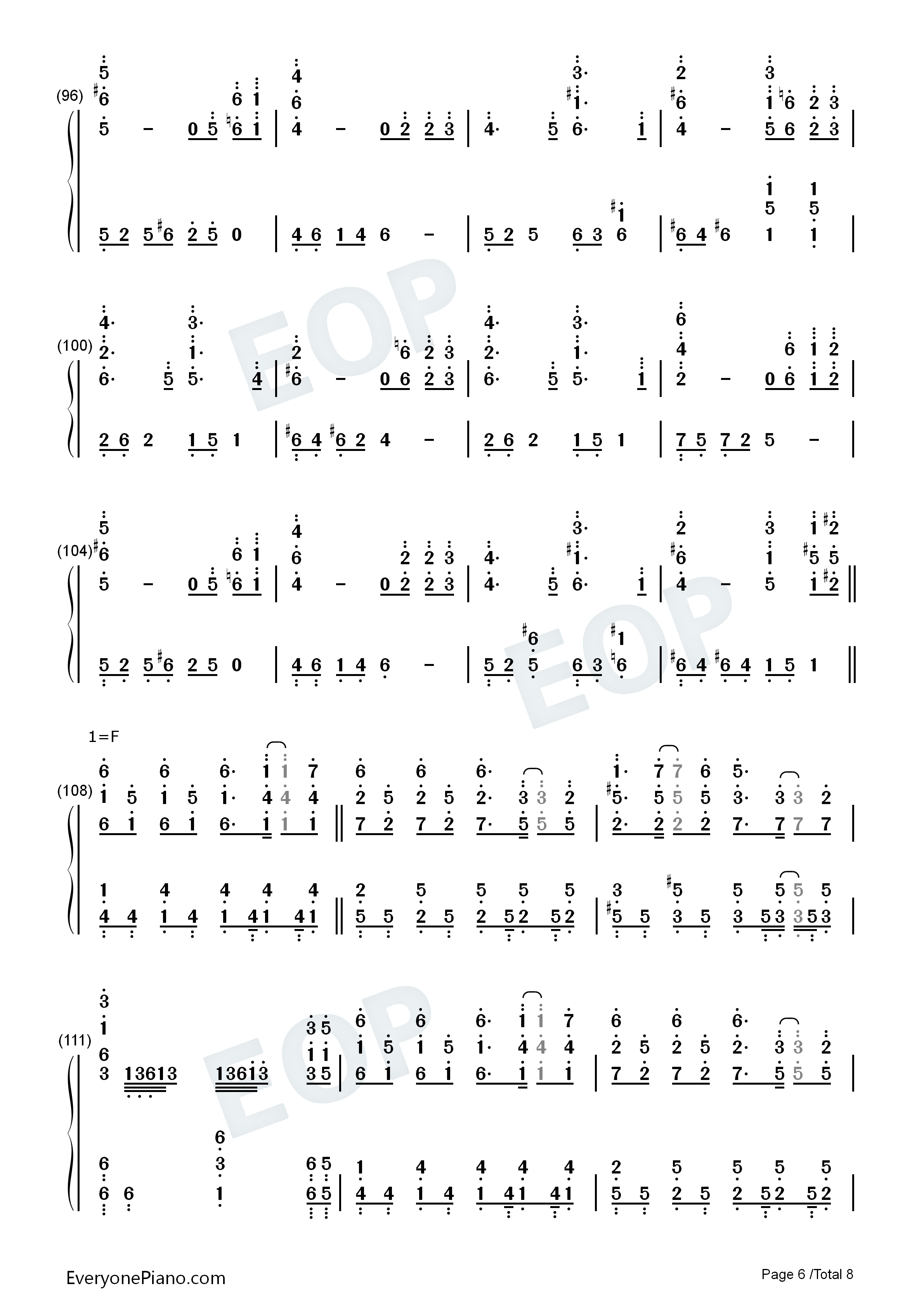 亡き王女の為のセプテット钢琴简谱_东方Project演唱