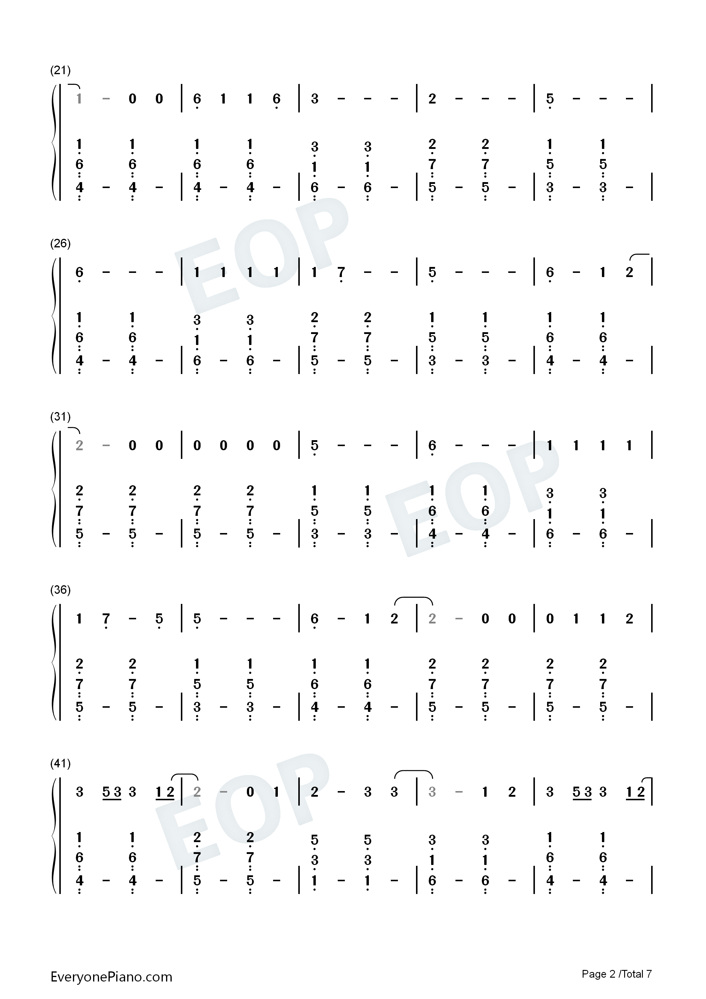 Irresistible钢琴简谱_One_Direction演唱