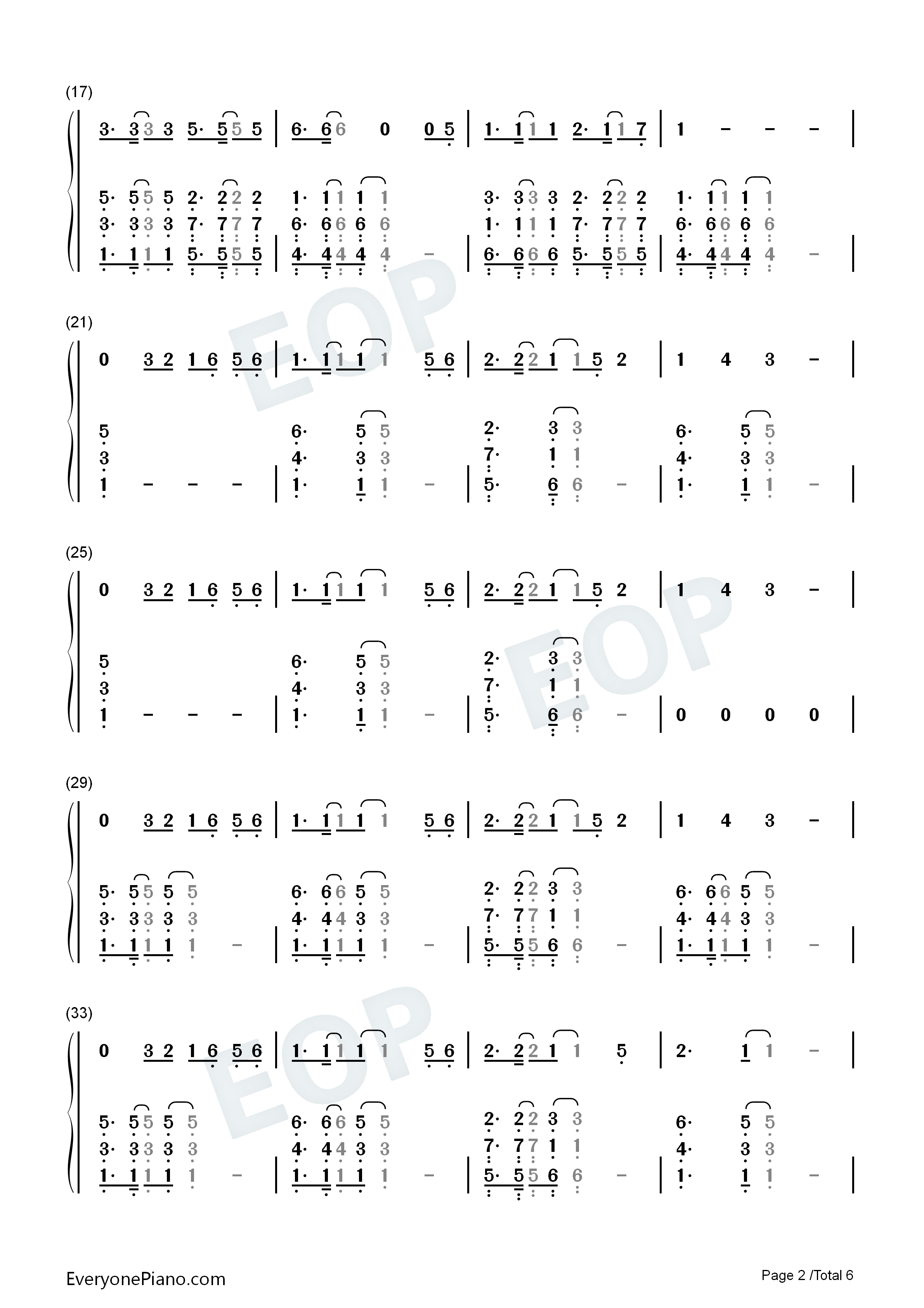 I_Would钢琴简谱_One_Direction演唱