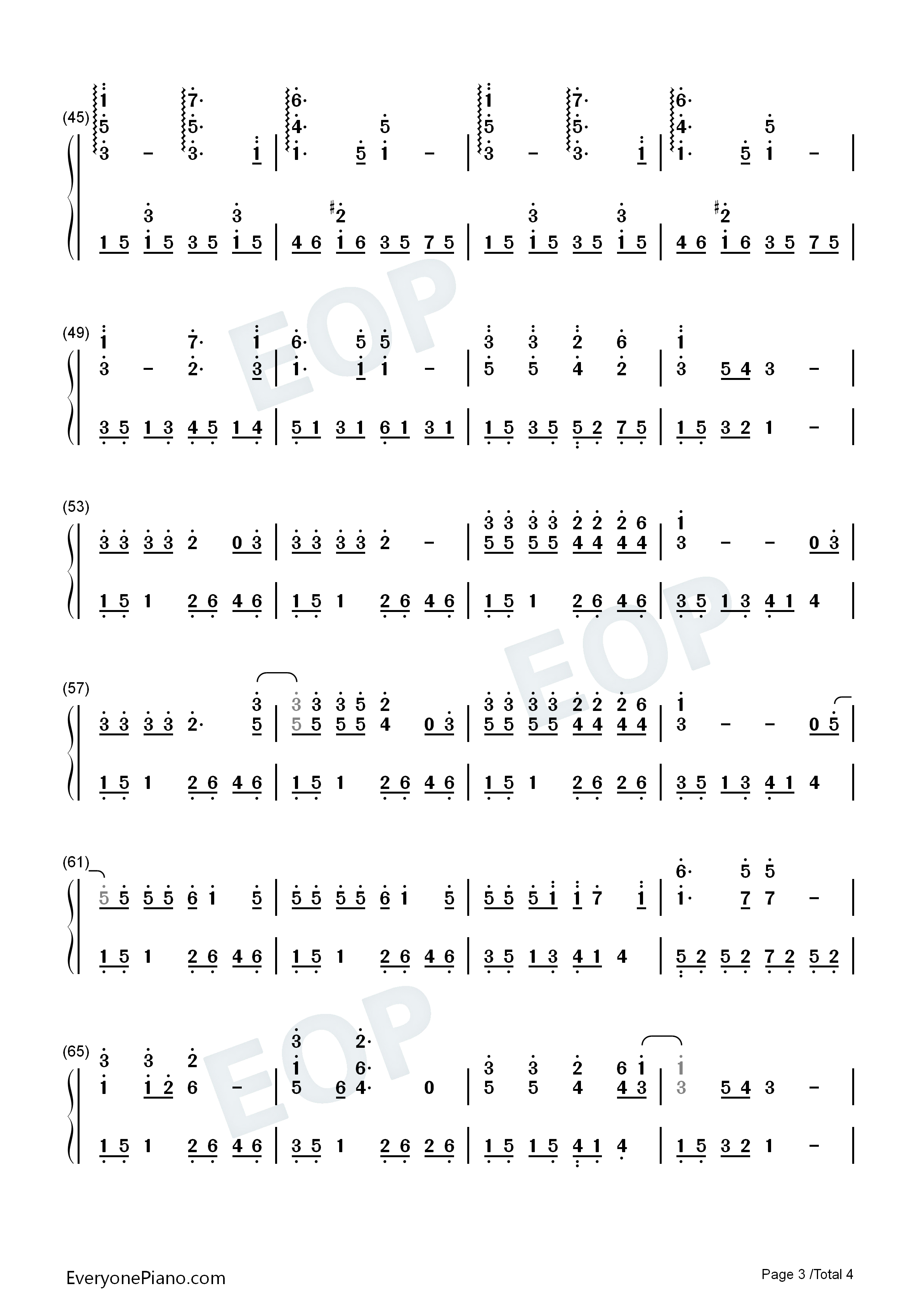 宝贝去哪儿钢琴简谱_满江演唱