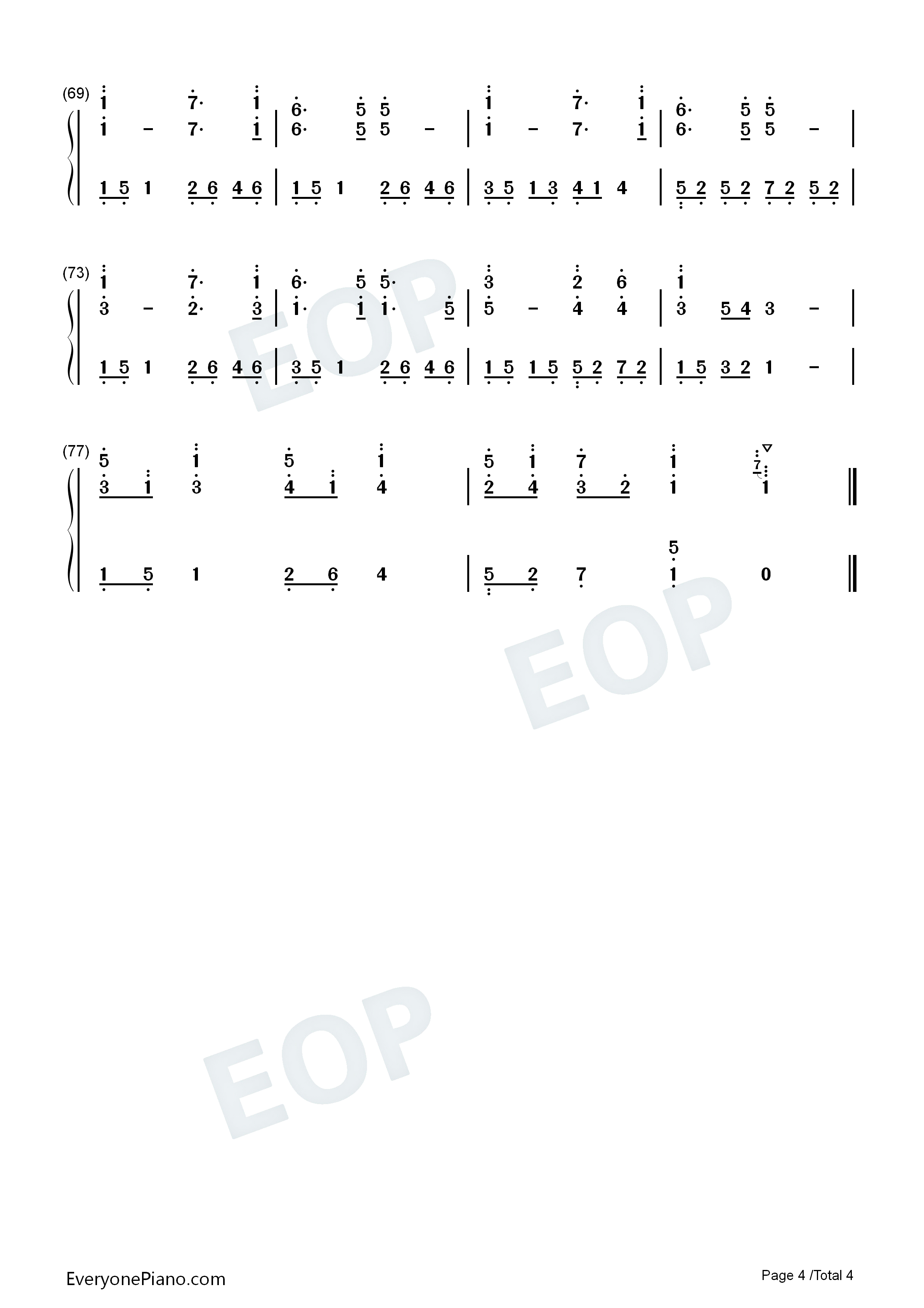 宝贝去哪儿钢琴简谱_满江演唱