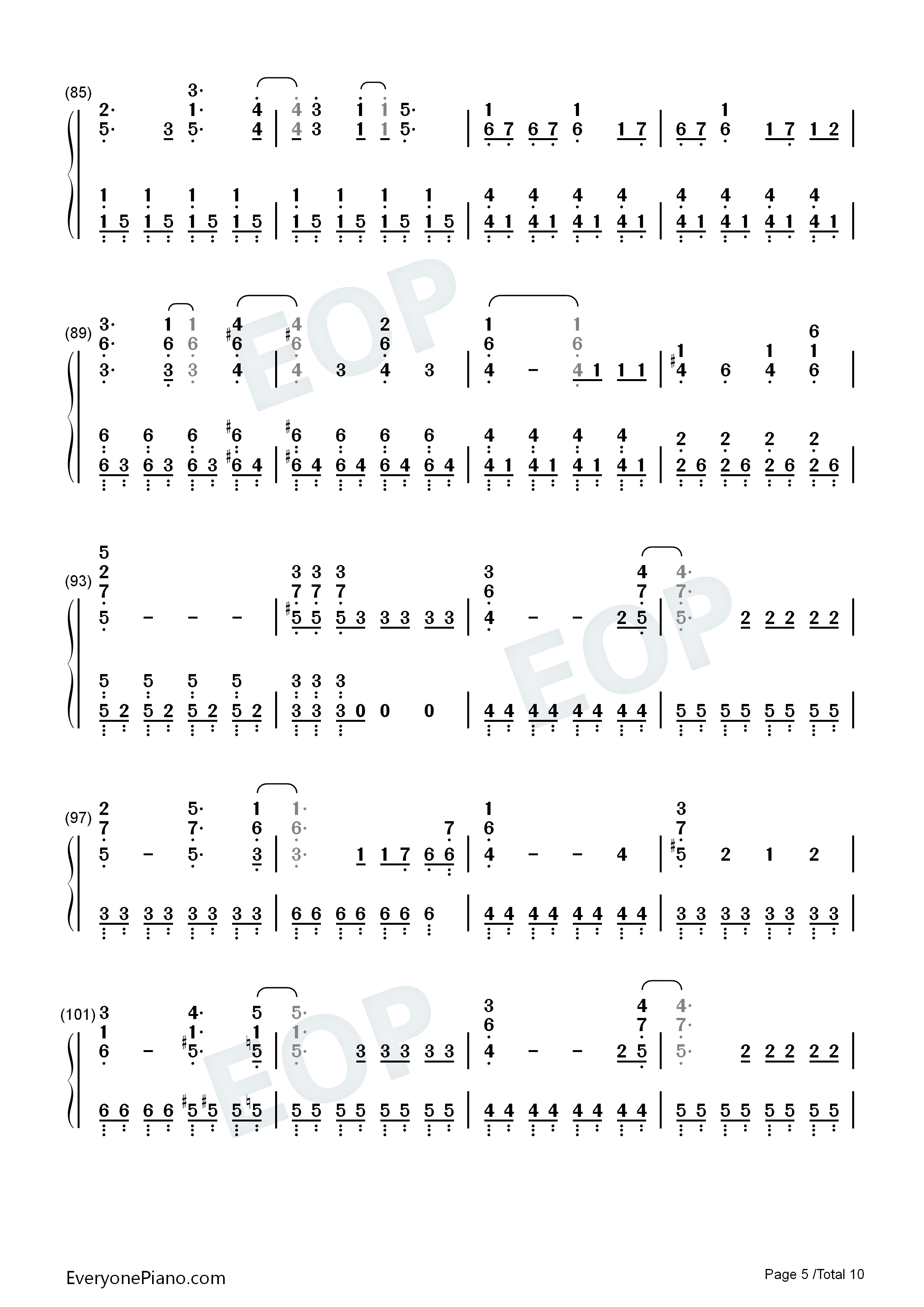 Morning_Arch钢琴简谱_河野マリナ演唱