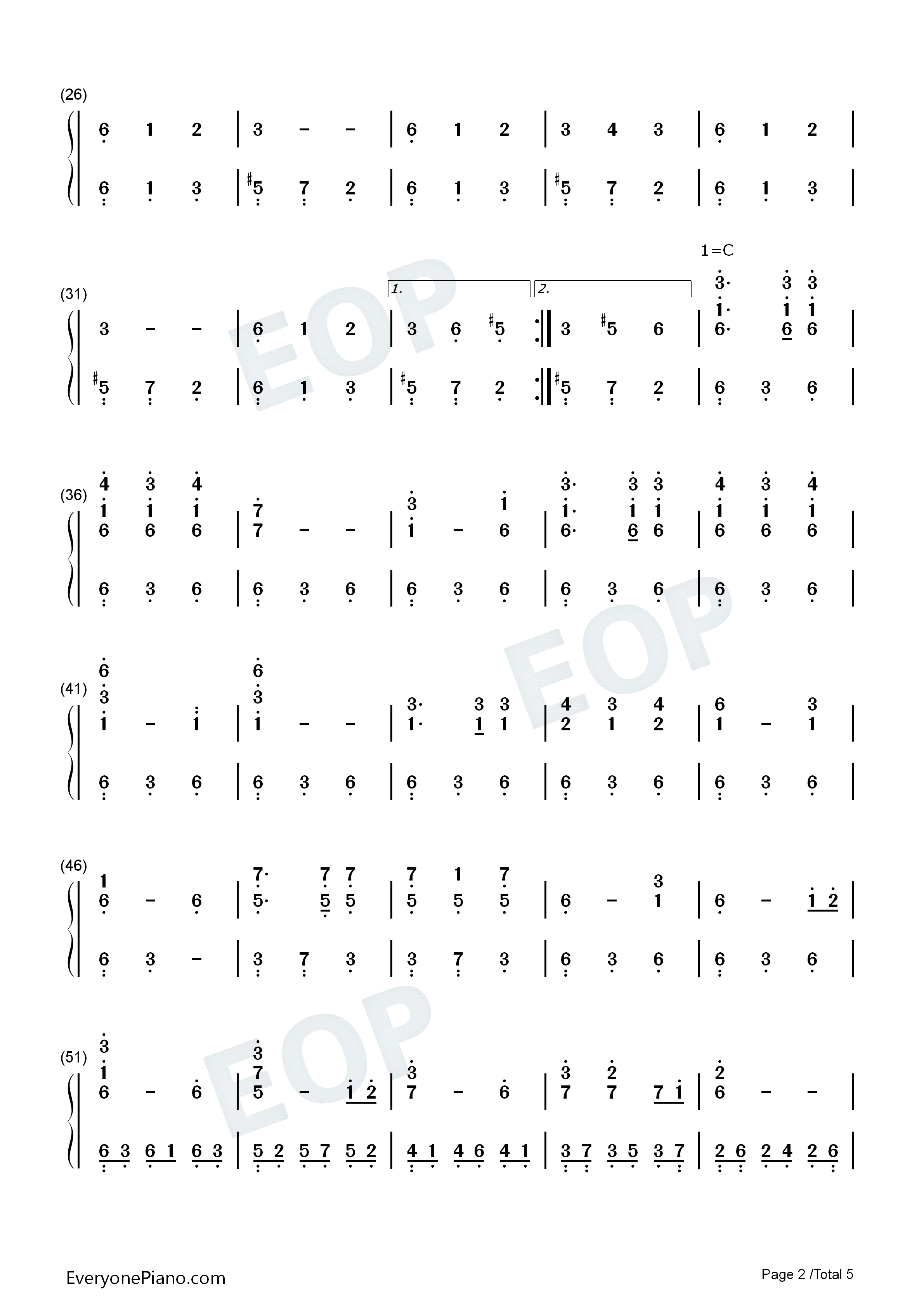 暗い森のサーカス钢琴简谱_初音ミク_鏡音リン_レン演唱