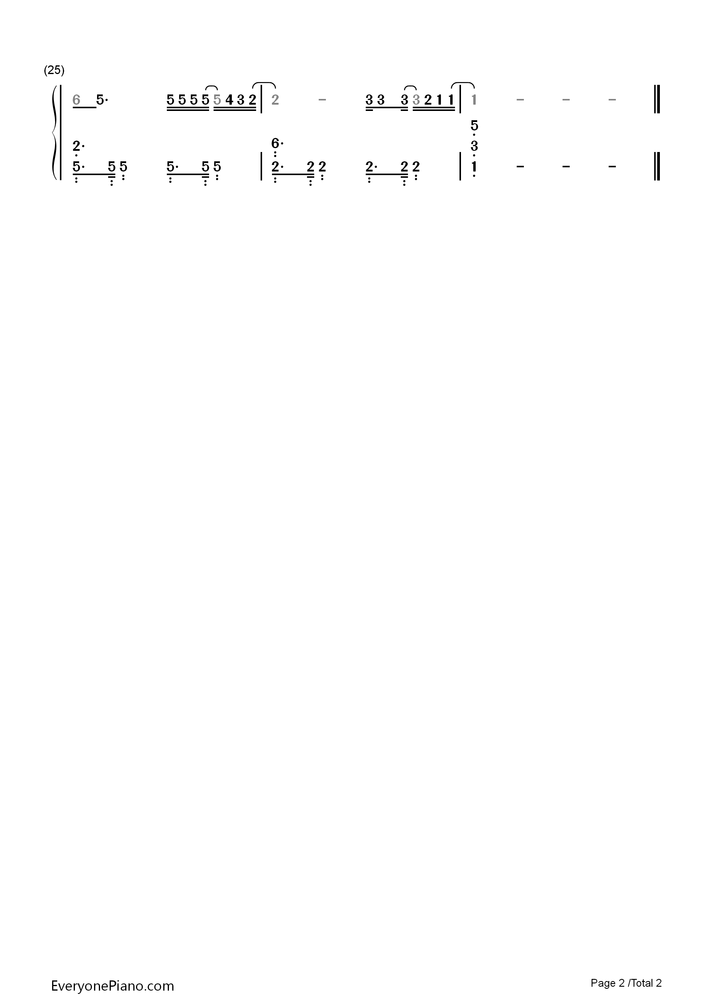 On_Top_of_the_World钢琴简谱_Imagine_Dragons演唱