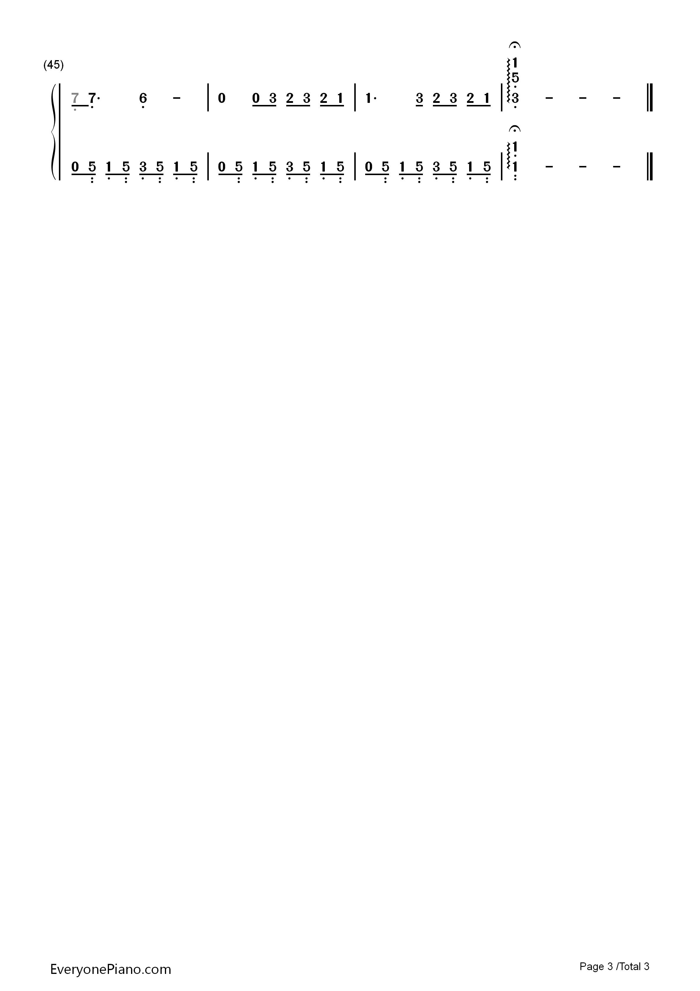 Only_Time钢琴简谱_Enya演唱