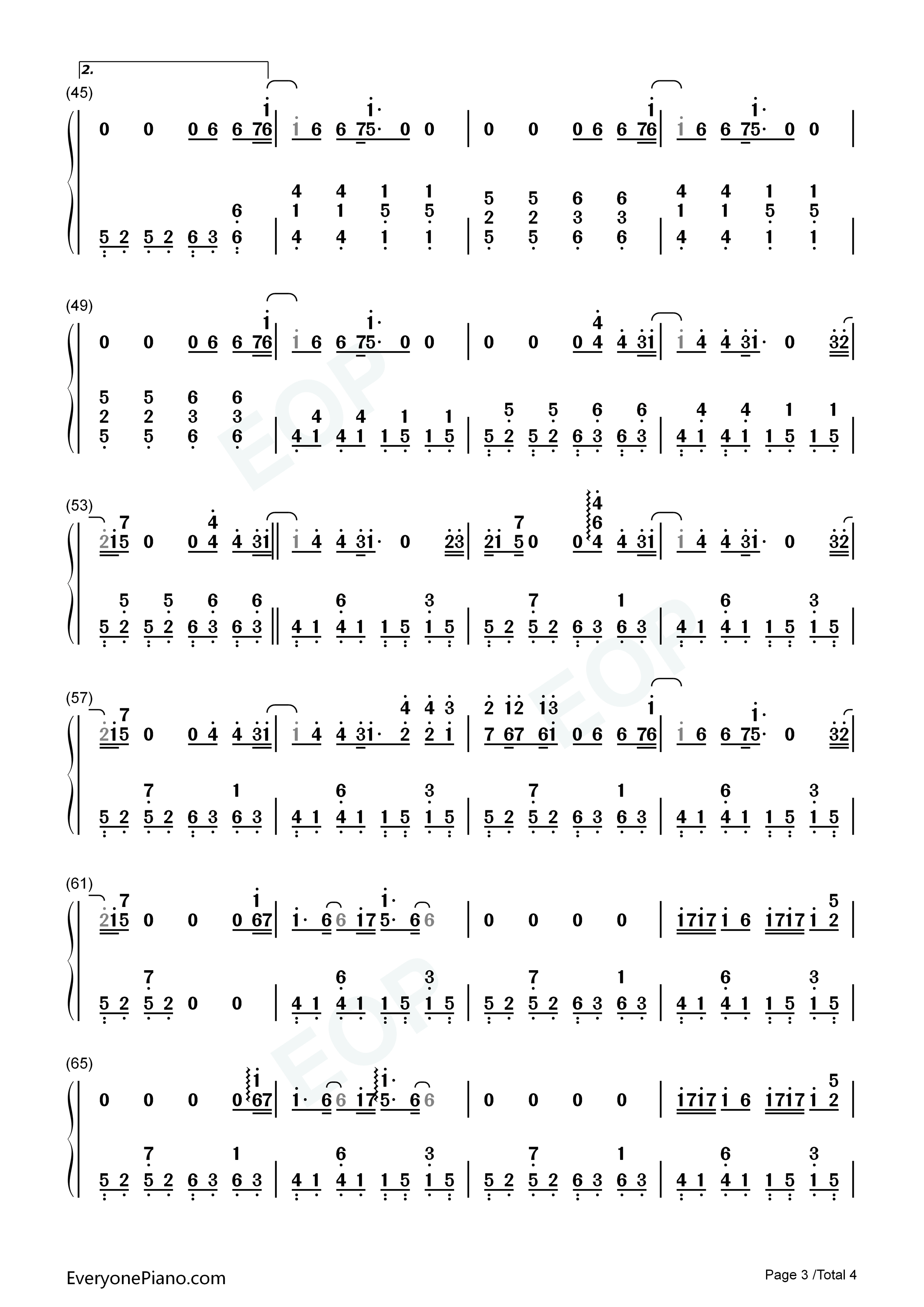 Alejandro钢琴简谱_Lady_GaGa演唱