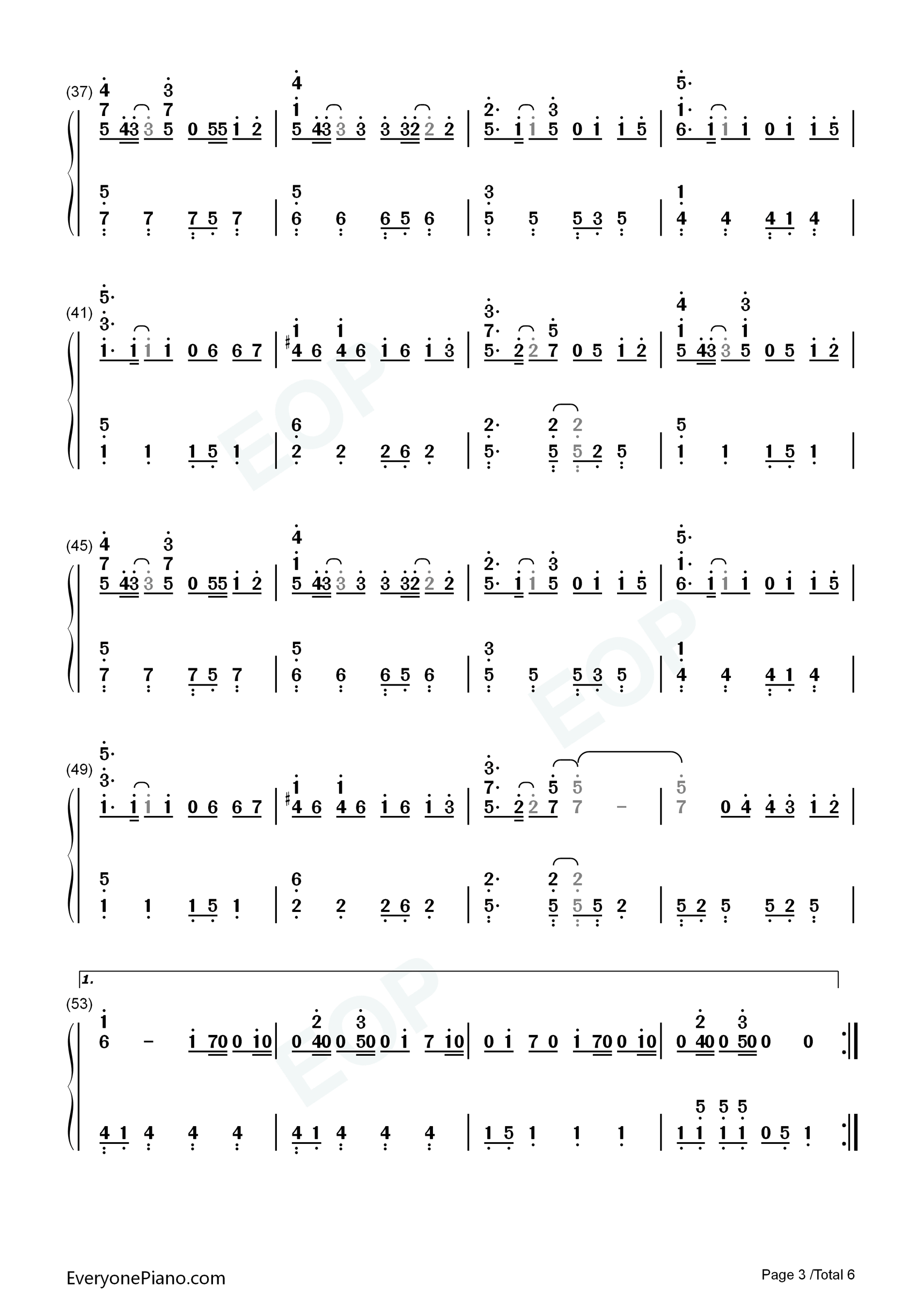 愛でした。钢琴简谱_関ジャニ∞演唱