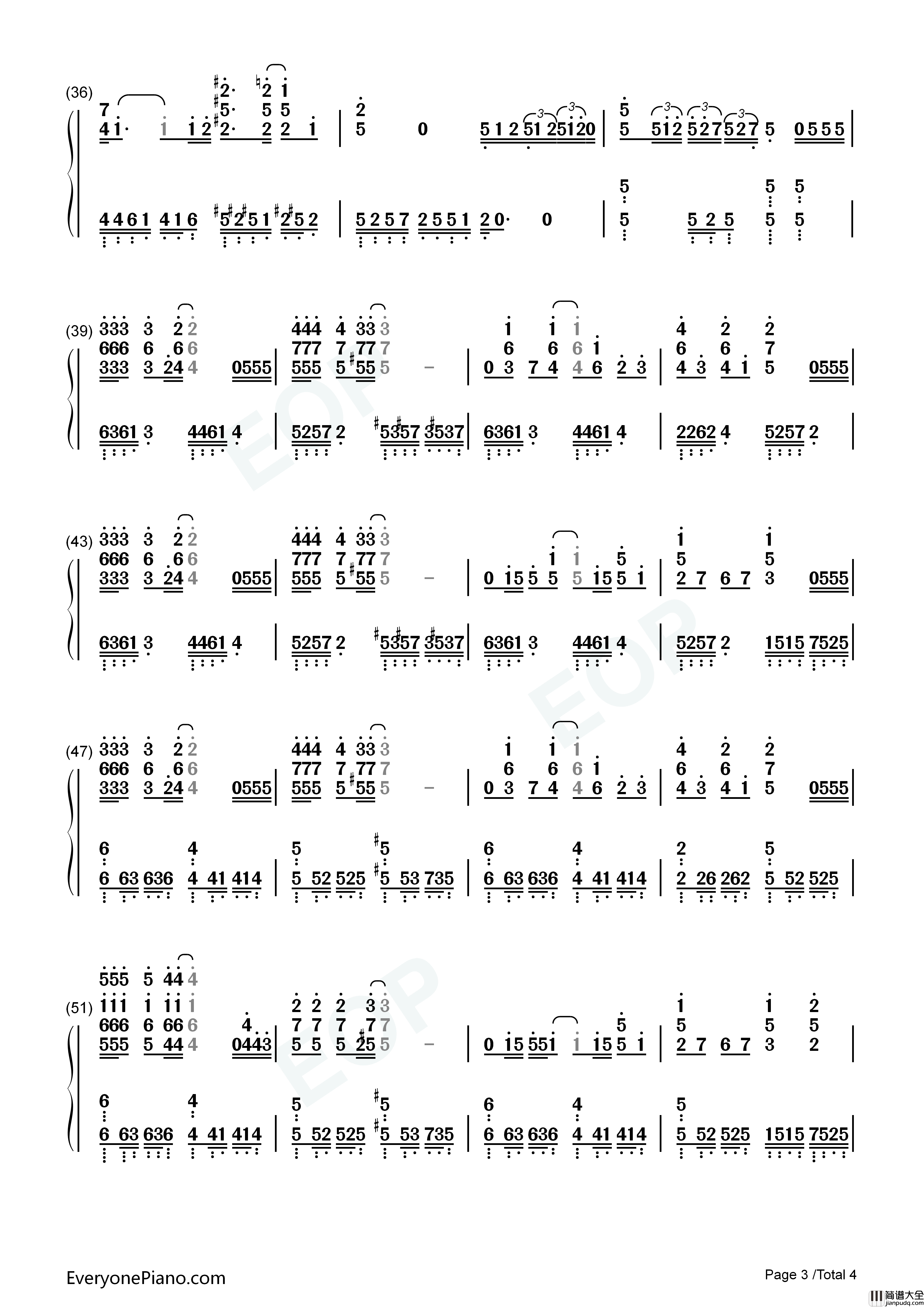 约束の绊钢琴简谱_妖梦讨伐队(栗山未来(CV.种田梨沙)、名瀬美月(CV.茅原実里)、新堂爱(CV.山冈ゆり))演唱