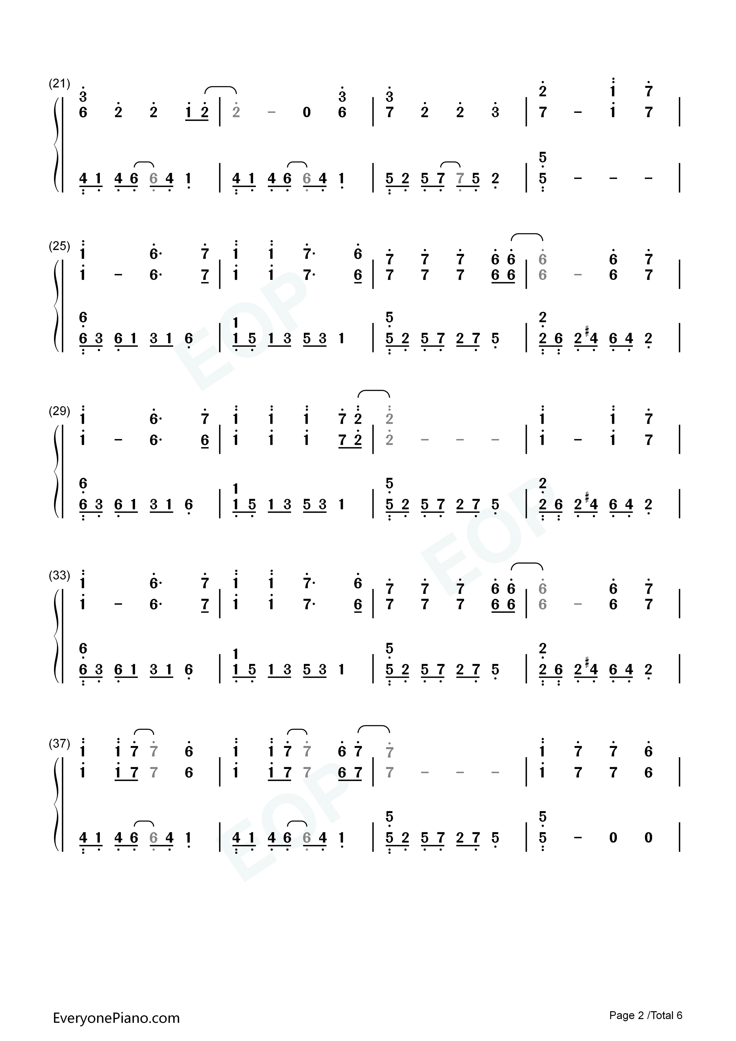 New_Divide钢琴简谱_Linkin_Park演唱