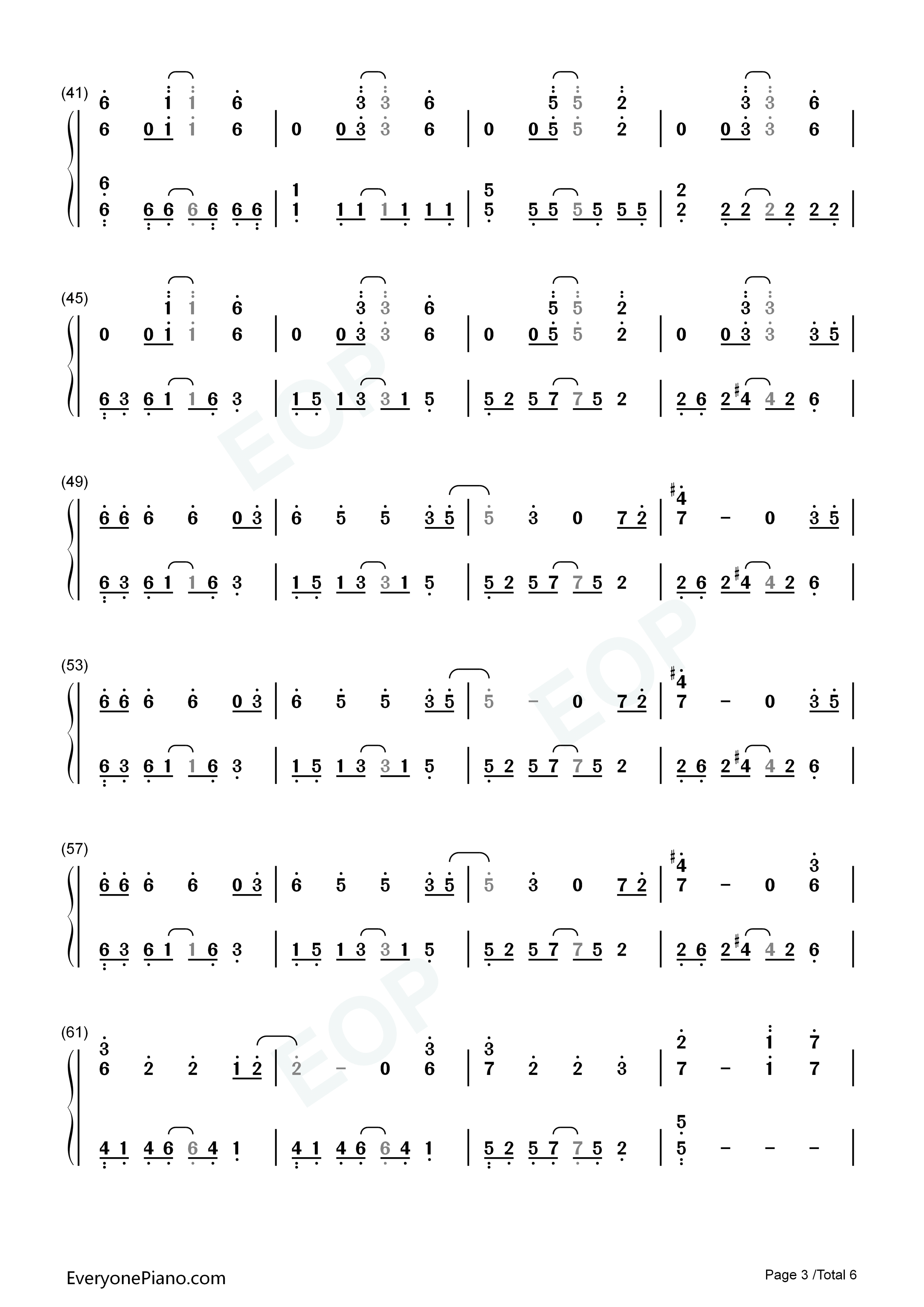 New_Divide钢琴简谱_Linkin_Park演唱