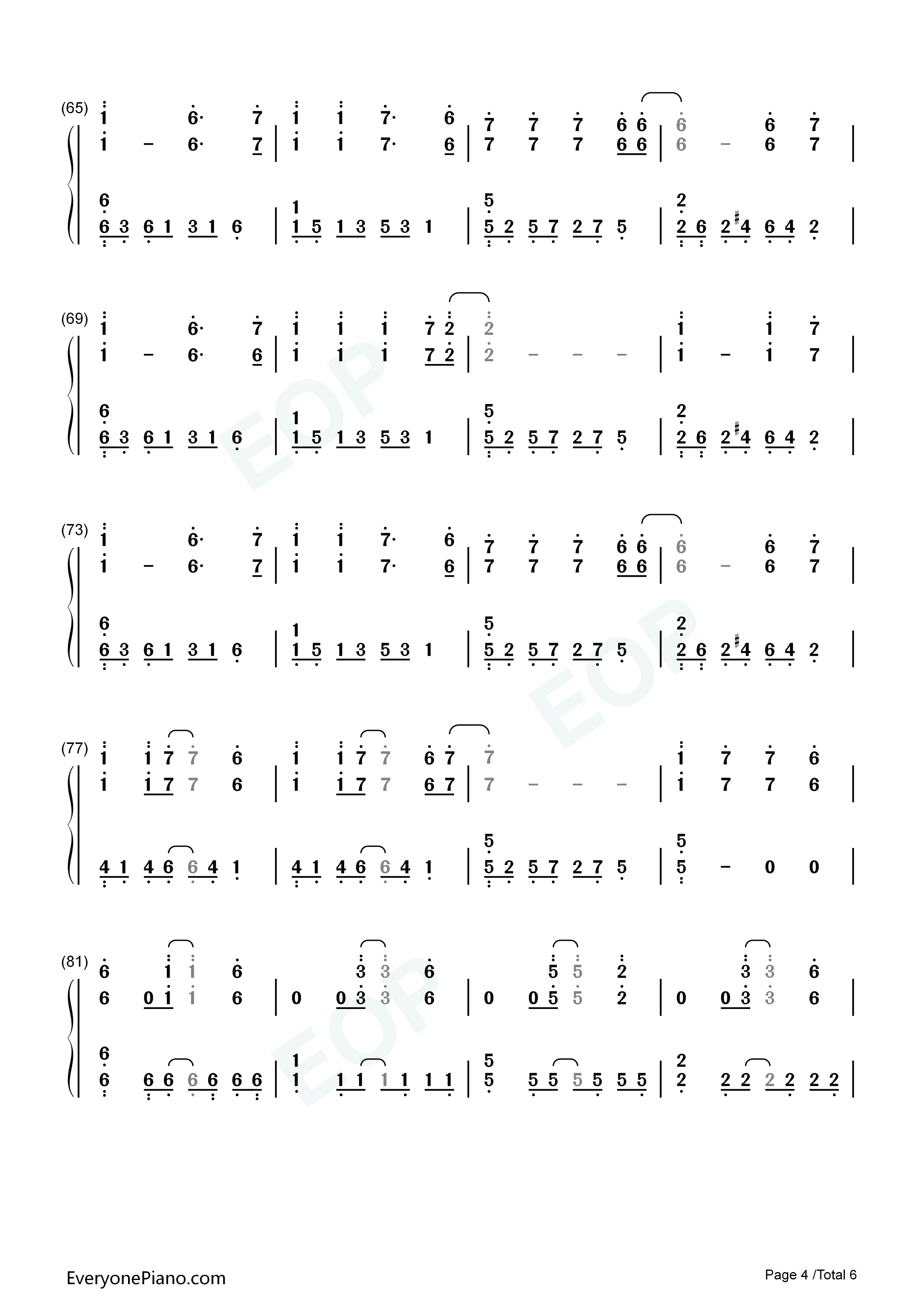 New_Divide钢琴简谱_Linkin_Park演唱