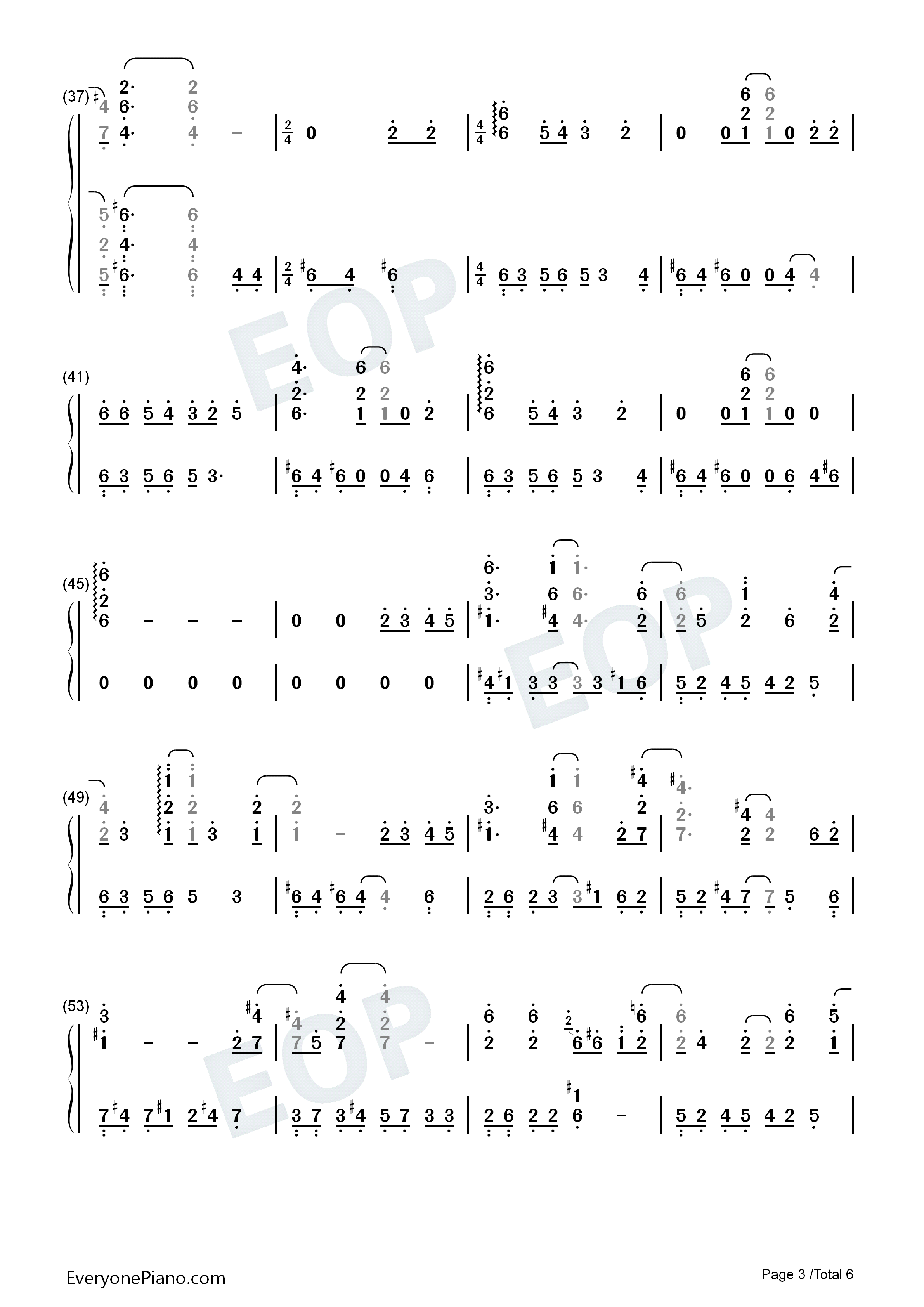 TRY_UNITE!钢琴简谱_中岛爱演唱