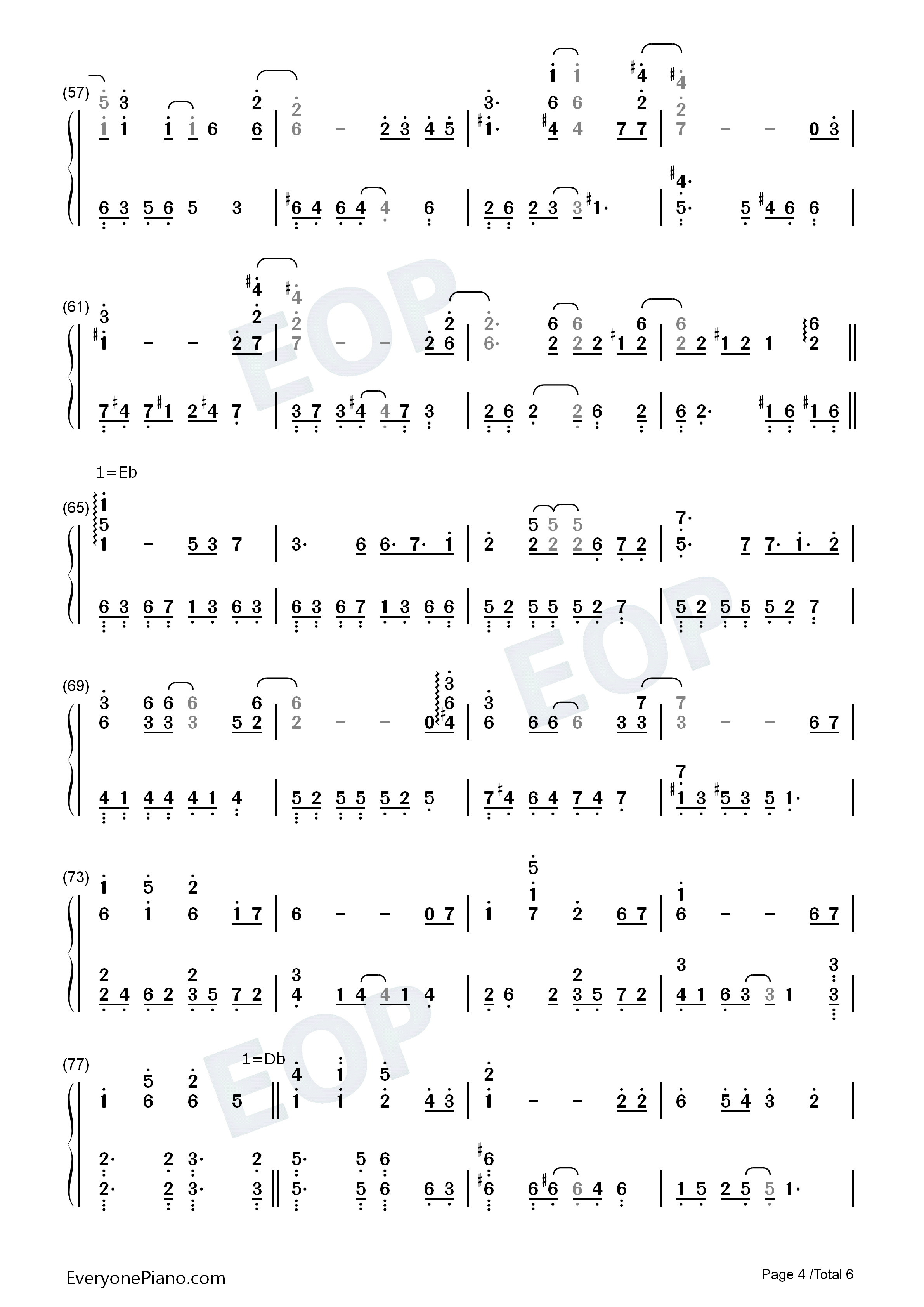 TRY_UNITE!钢琴简谱_中岛爱演唱