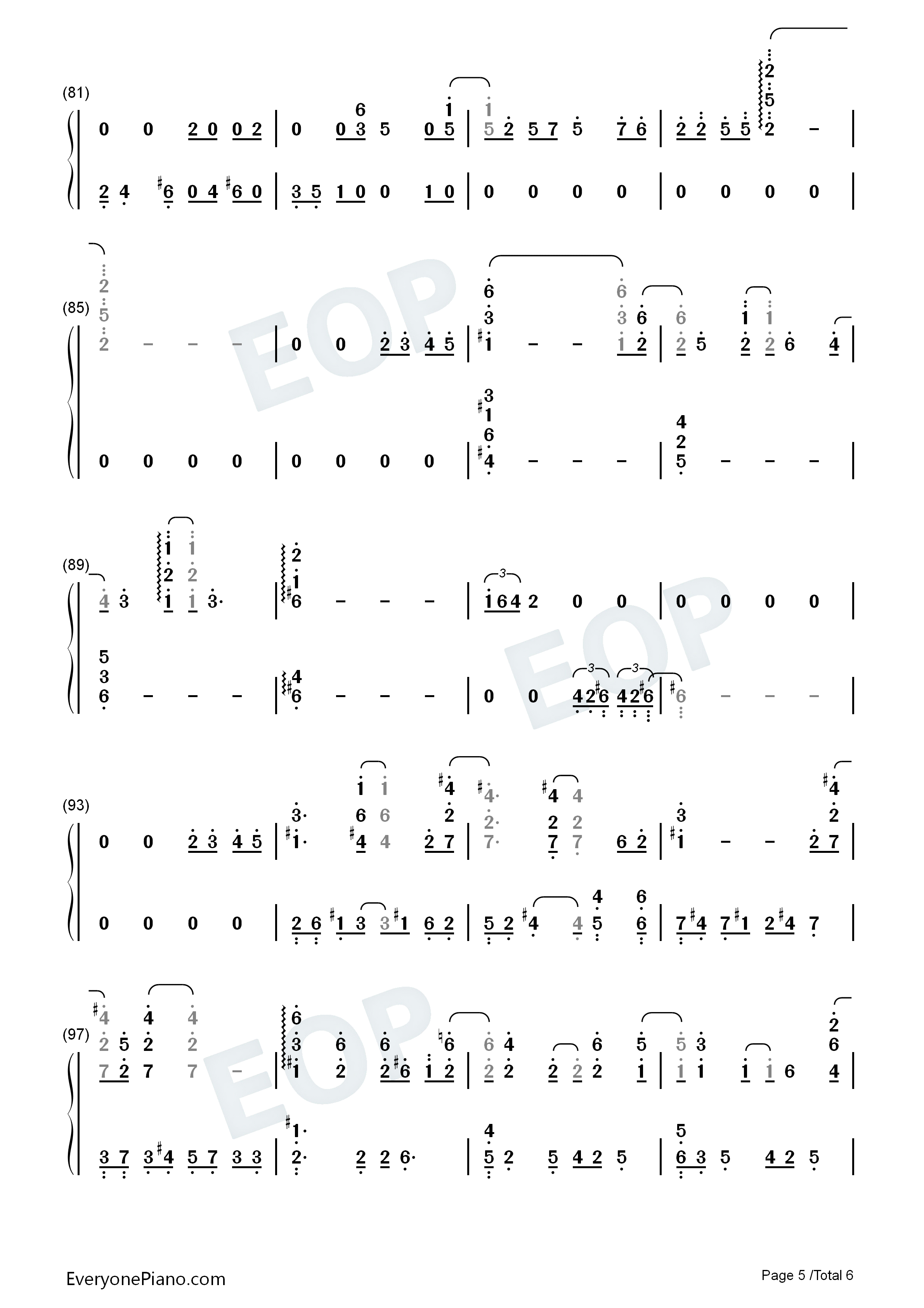 TRY_UNITE!钢琴简谱_中岛爱演唱