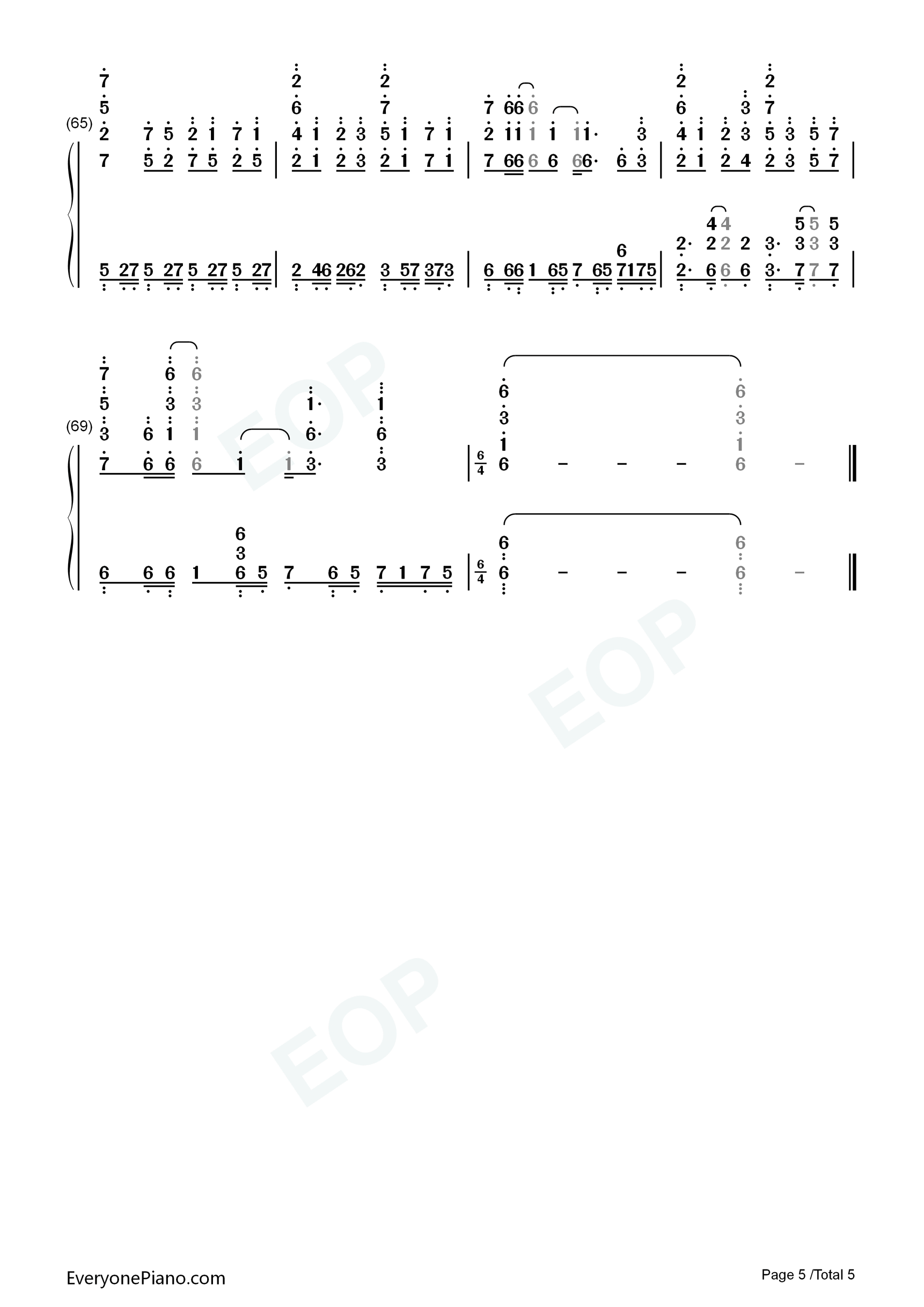 sister's_noise钢琴简谱_fripSide演唱