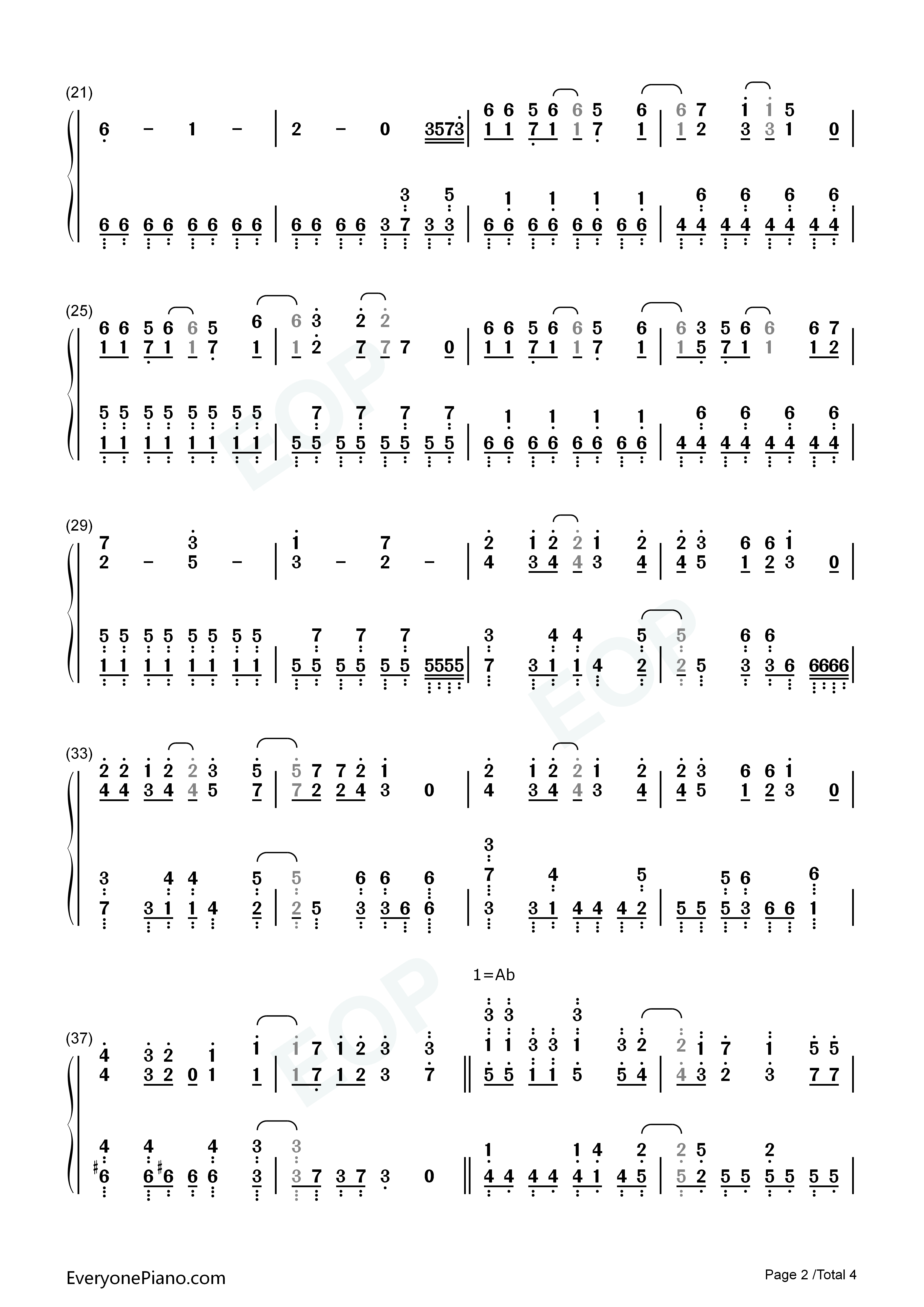 Anicca钢琴简谱_原田瞳演唱