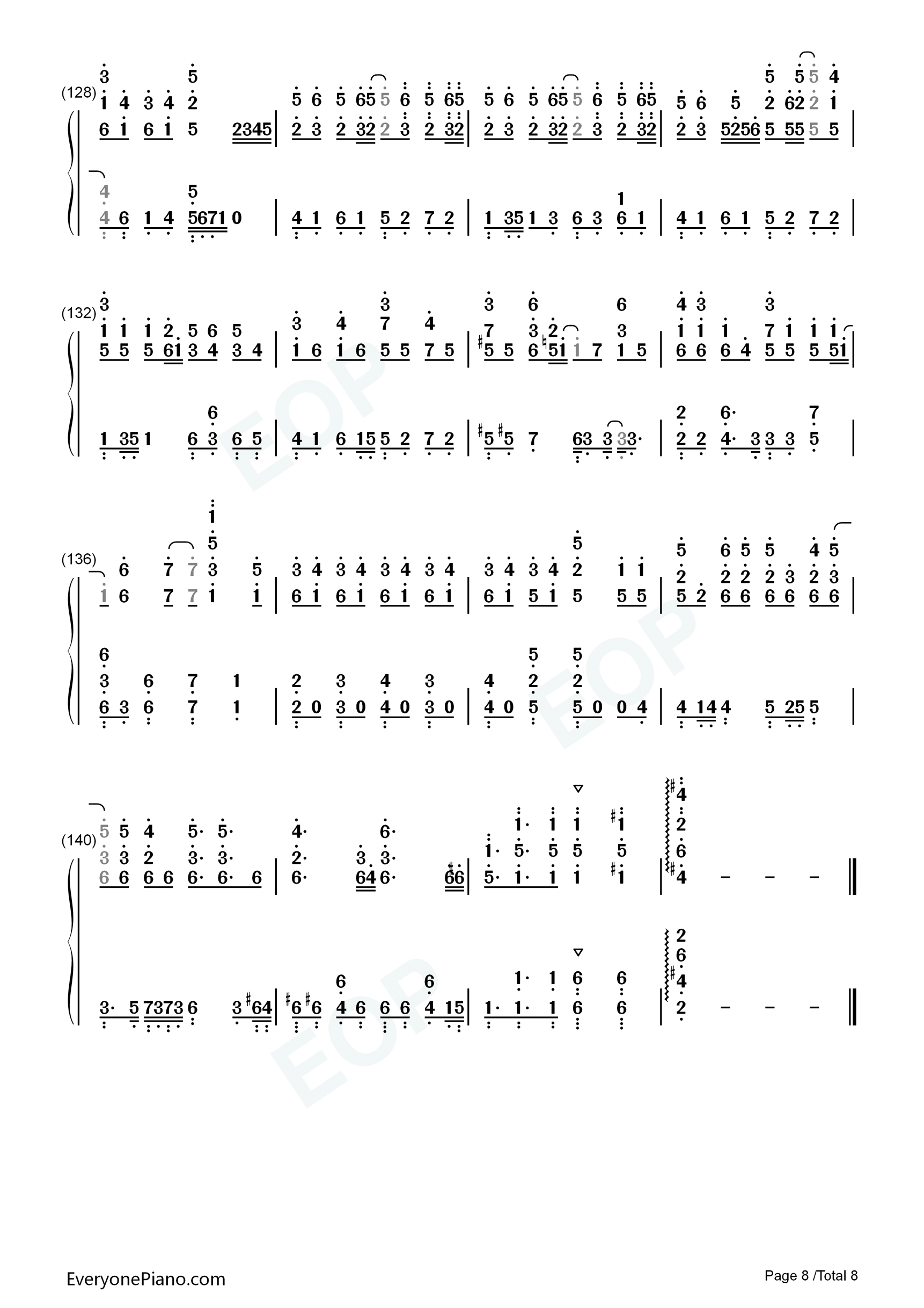 Happy_Girl钢琴简谱_喜多村英梨演唱