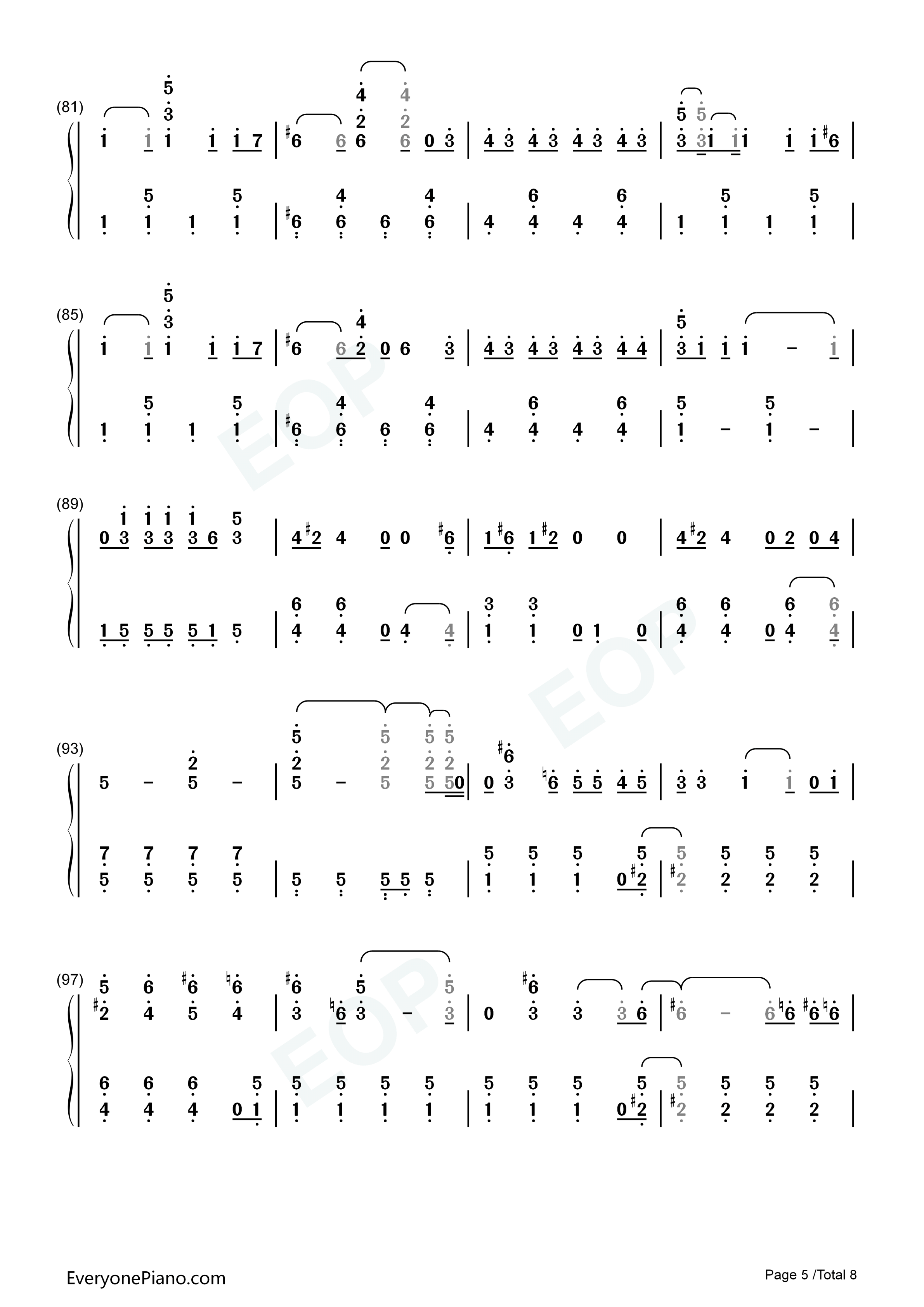 T.W.L钢琴简谱_関ジャニ∞演唱