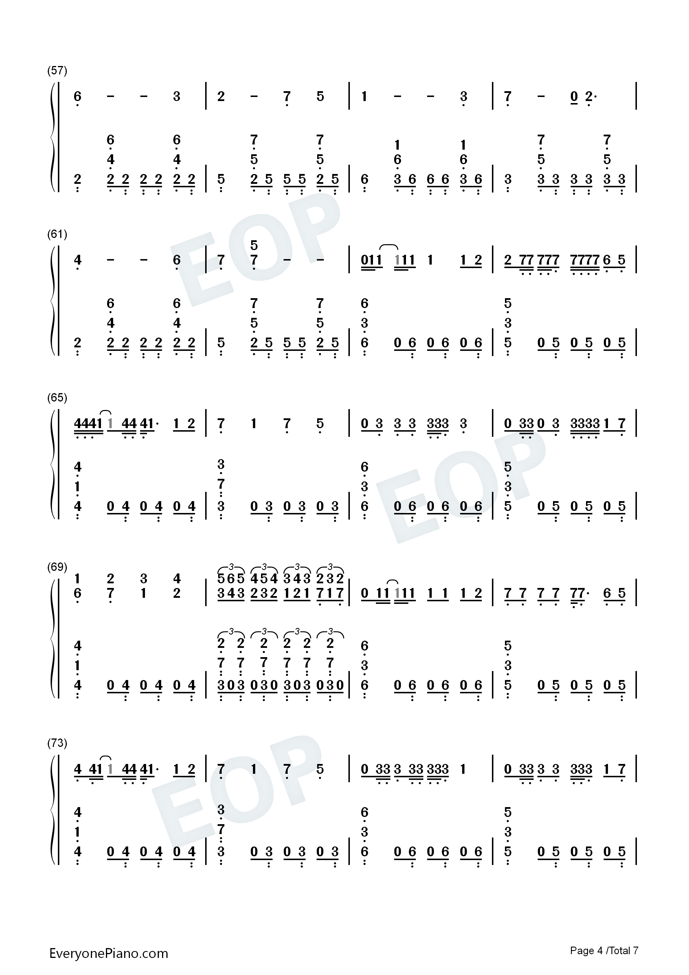左右_钢琴简谱_初音未来演唱