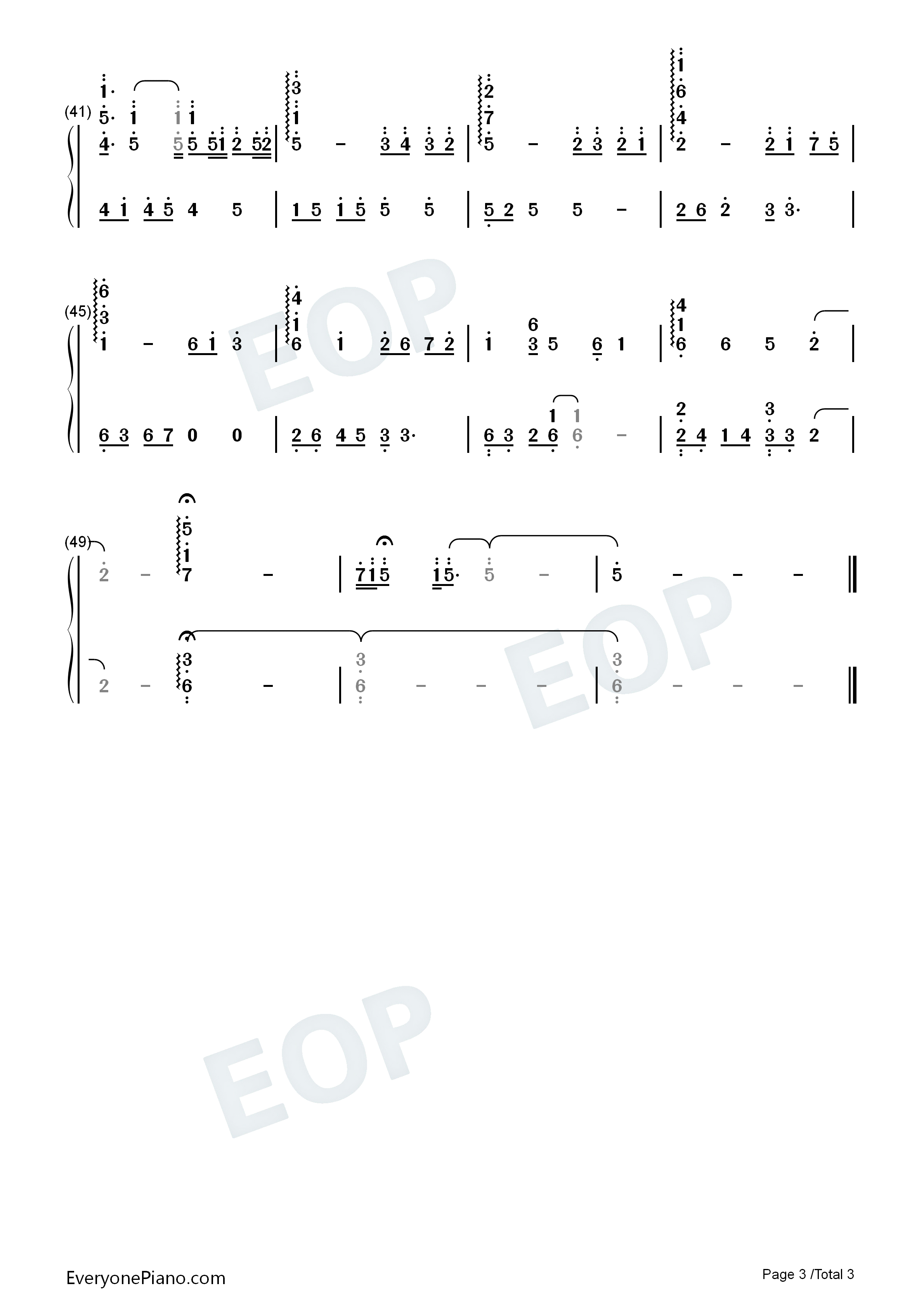 Nicol's_Piano(涙のテーマ)钢琴简谱_柿岛伸次演唱