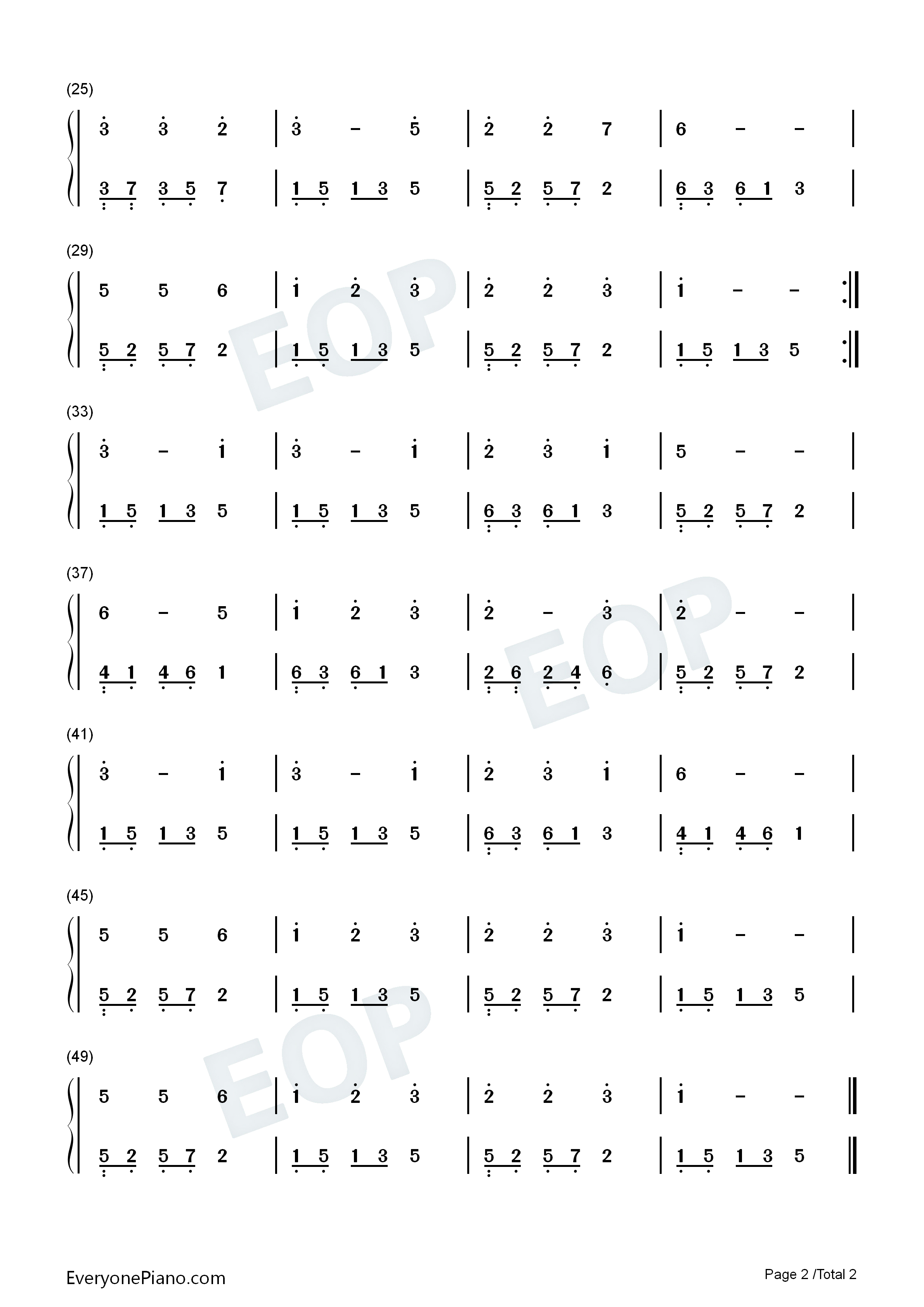 早春二月钢琴简谱_郭俊华演唱