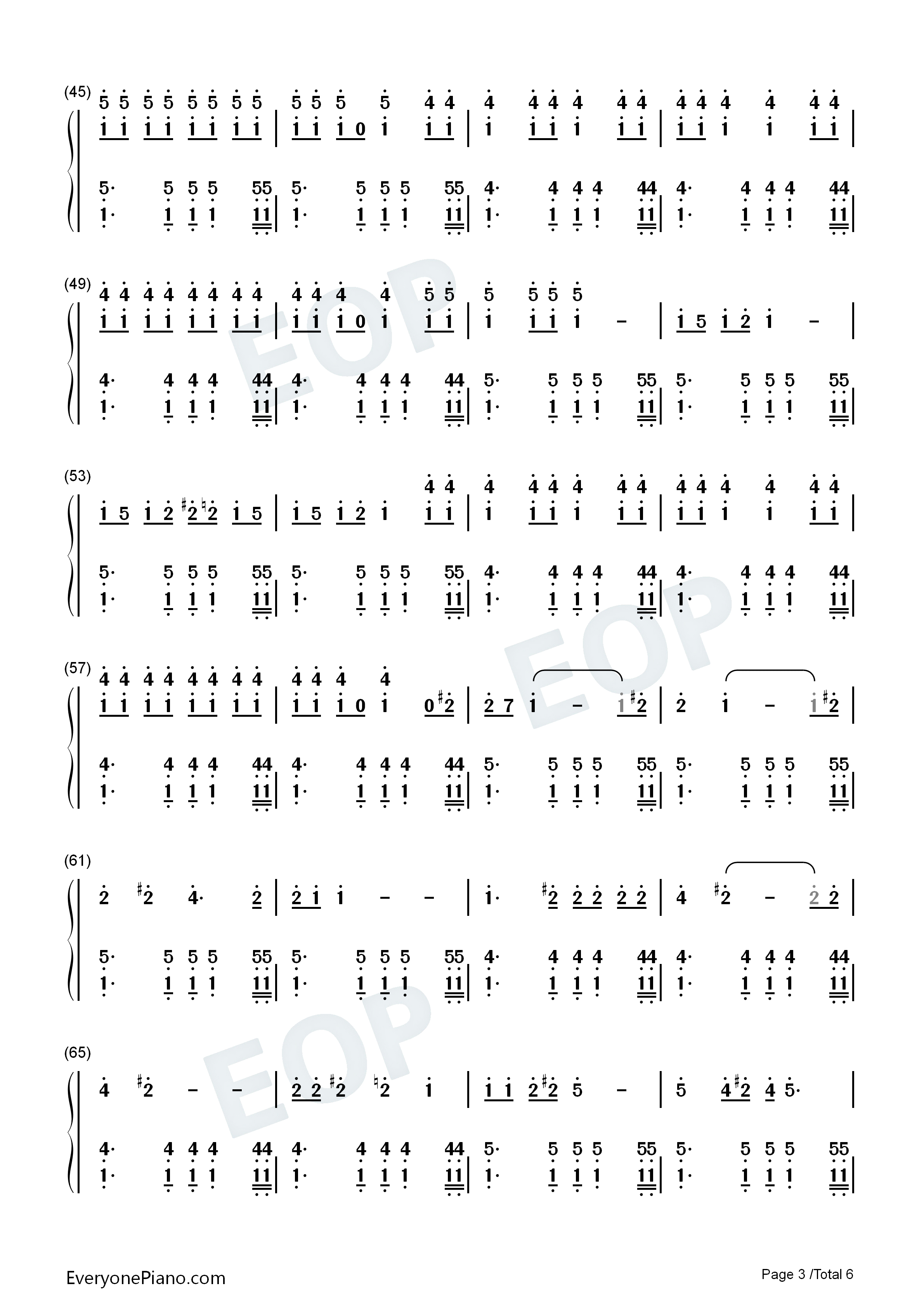 Bottoms_Up钢琴简谱_Trey_Songz_&_Nicki_Minaj演唱