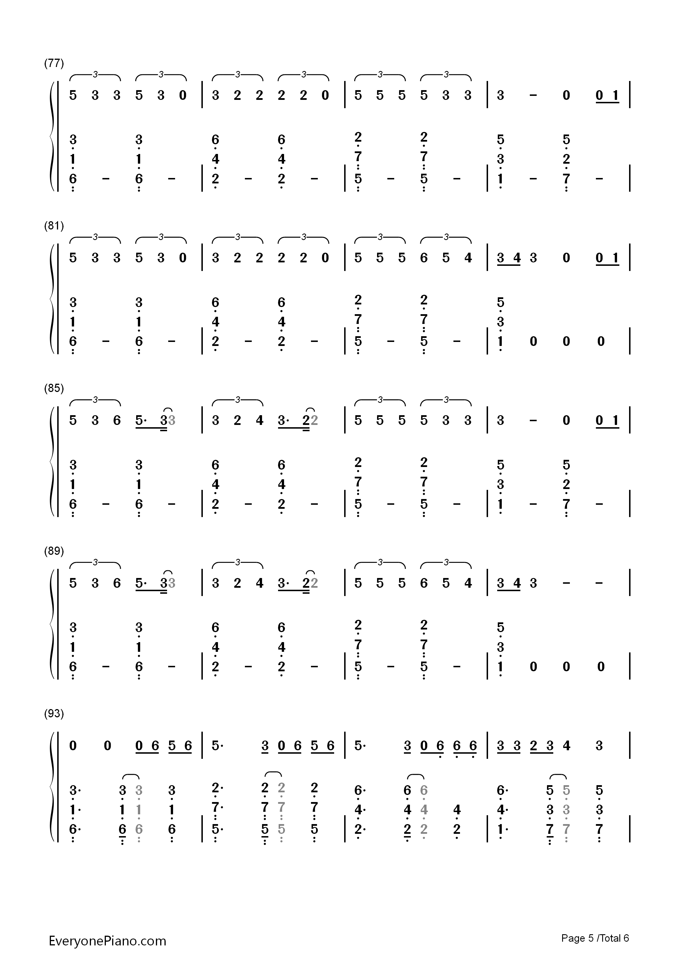 Can't_Remember_to_Forget_You钢琴简谱_Shakira_&_Rihanna演唱