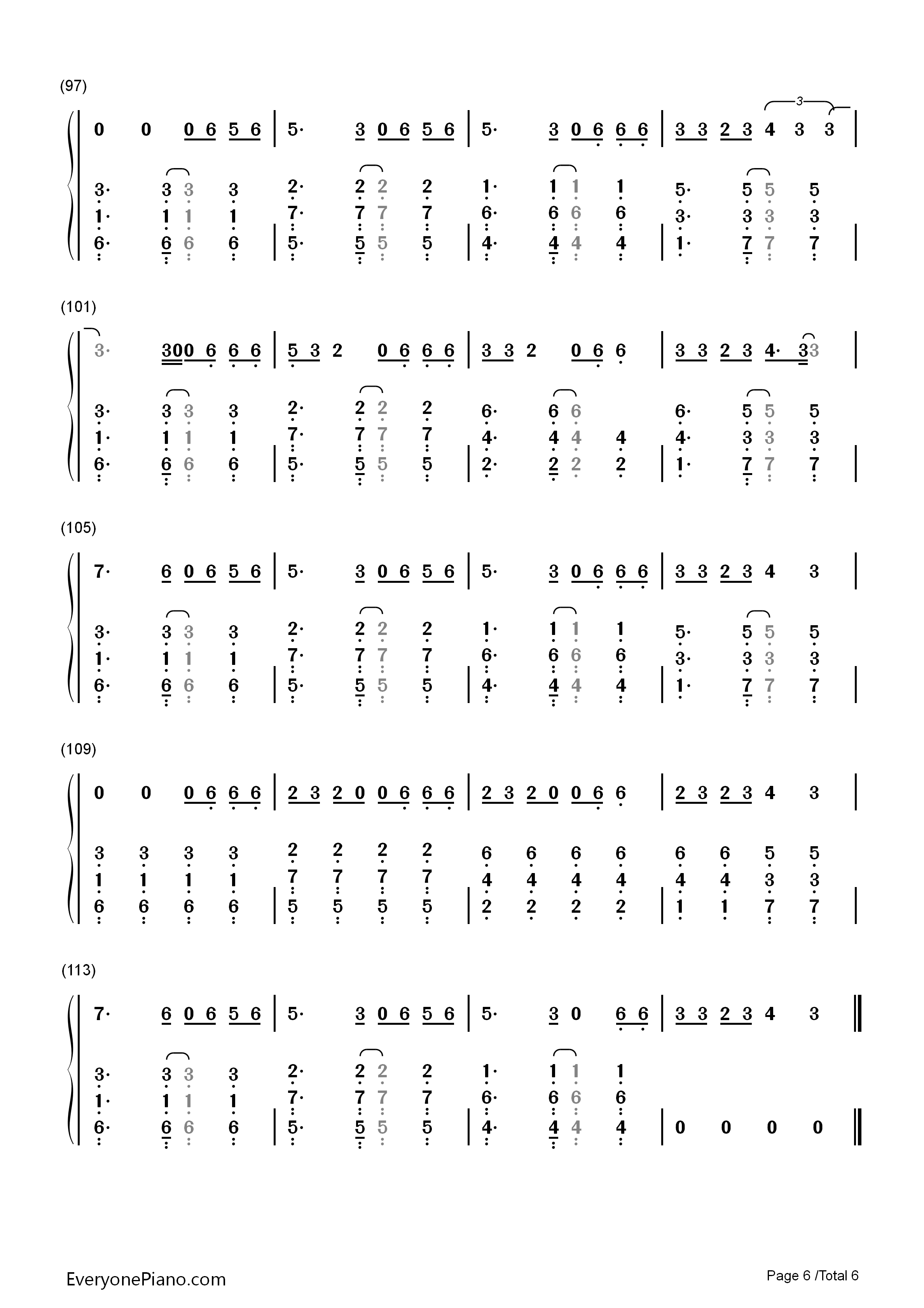 Can't_Remember_to_Forget_You钢琴简谱_Shakira_&_Rihanna演唱