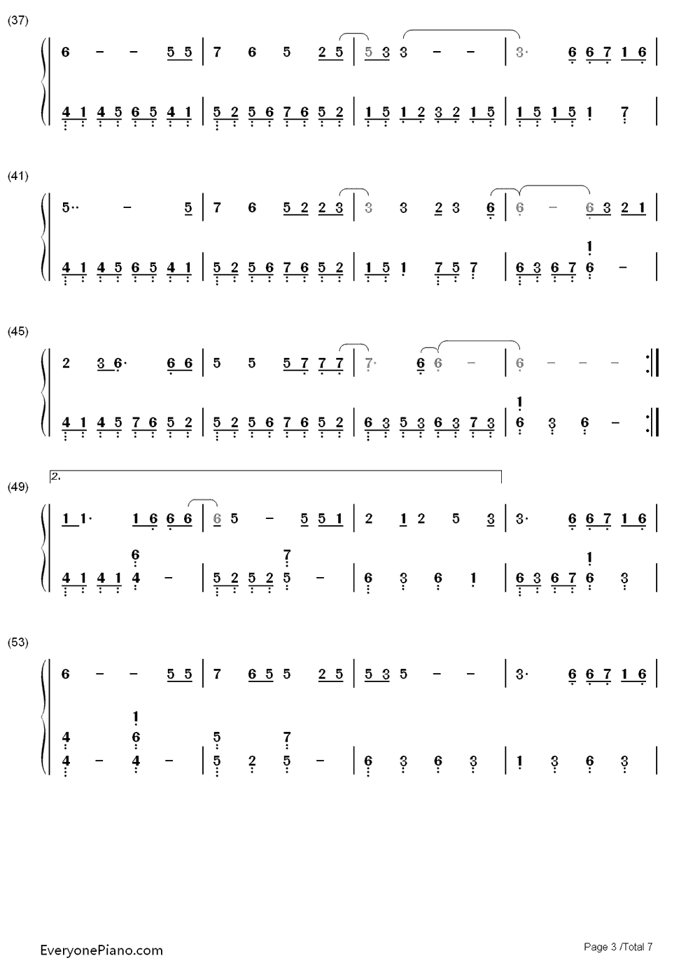 倾尽天下钢琴简谱_河图演唱