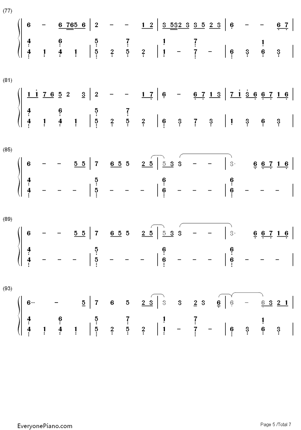 倾尽天下钢琴简谱_河图演唱