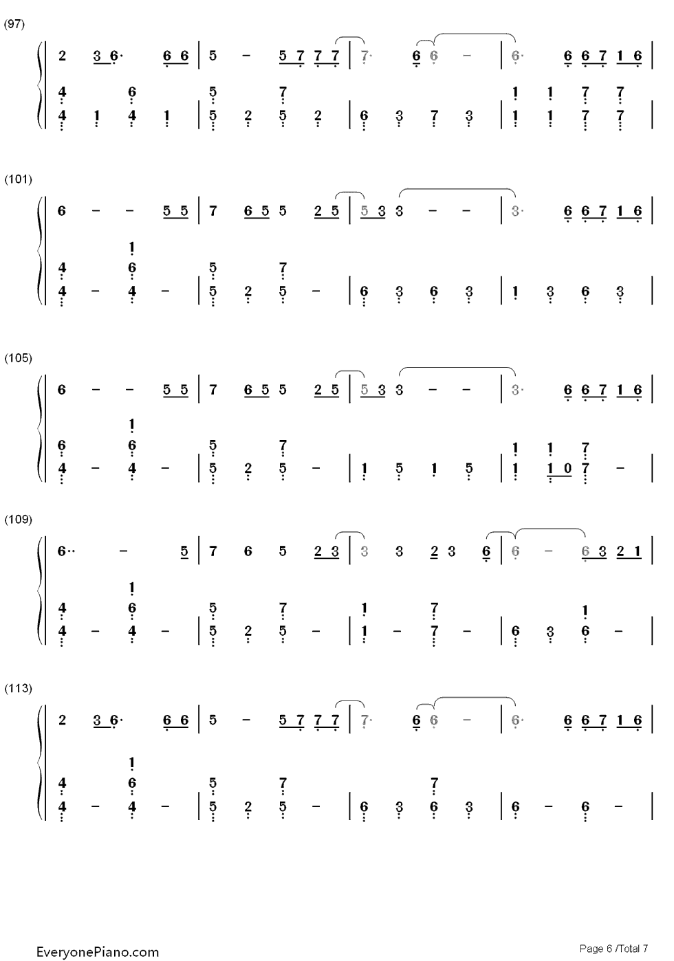 倾尽天下钢琴简谱_河图演唱
