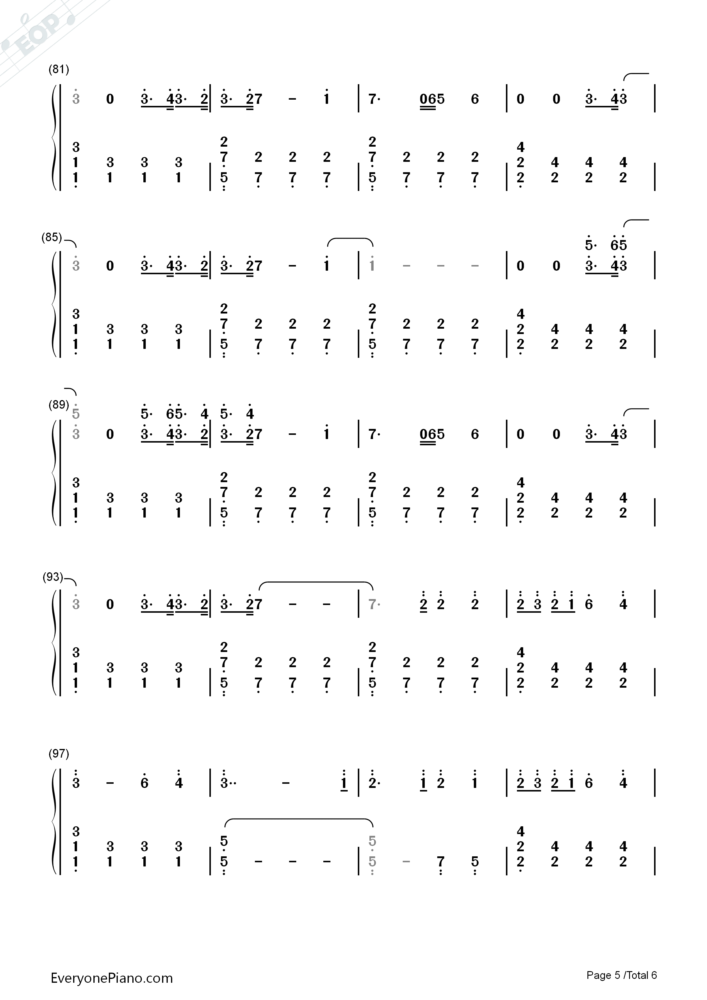 Sweater_Weather钢琴简谱_The_Neighbourhood演唱