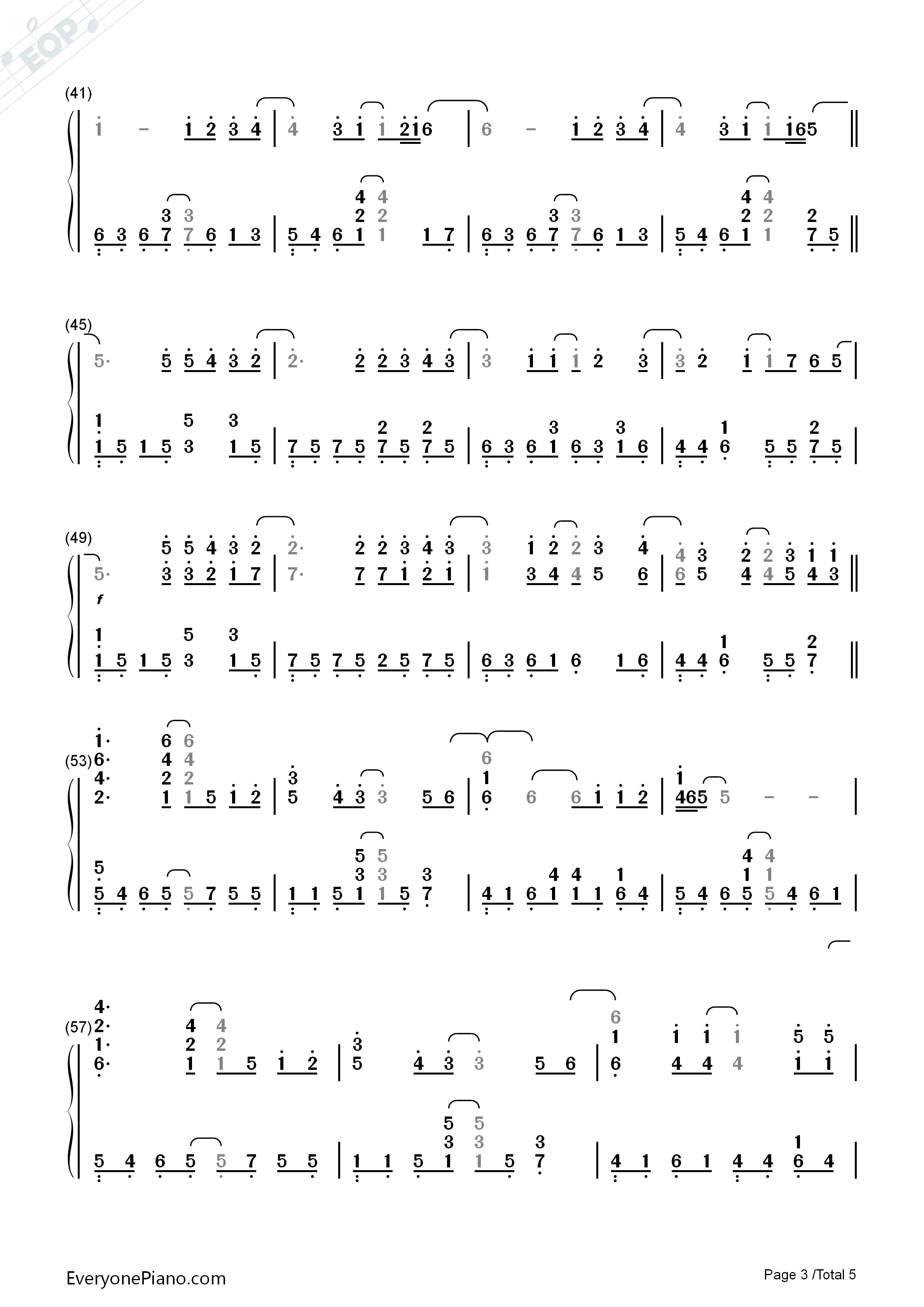 此情可待钢琴简谱_Richard_Marx演唱