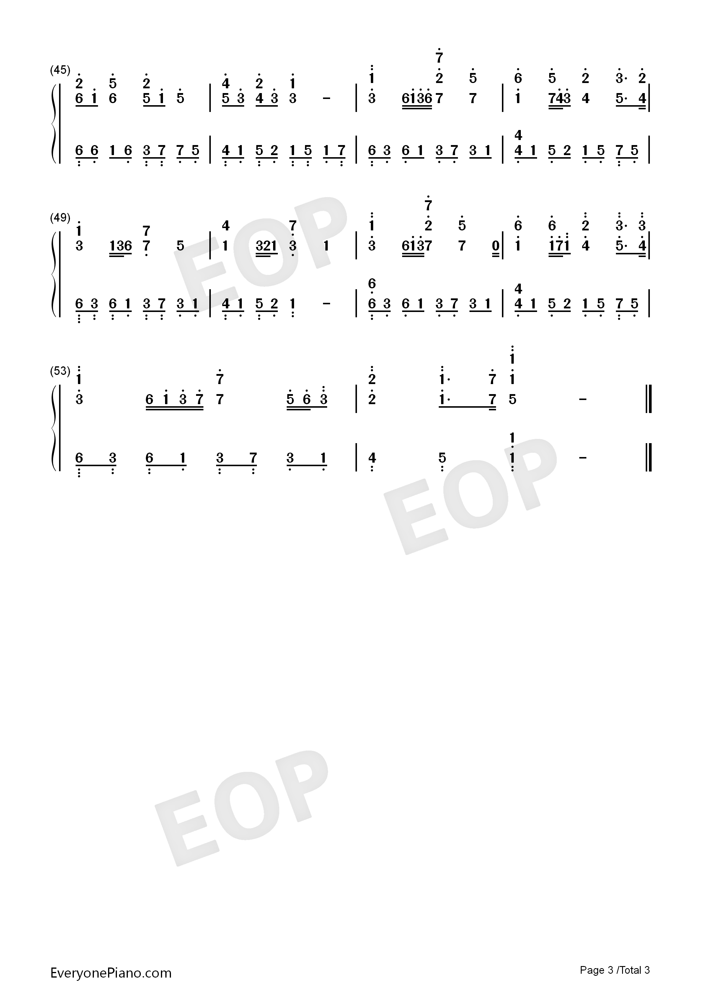 夜の向日葵ー素晴らしき日々OST钢琴简谱_日本ACG演唱
