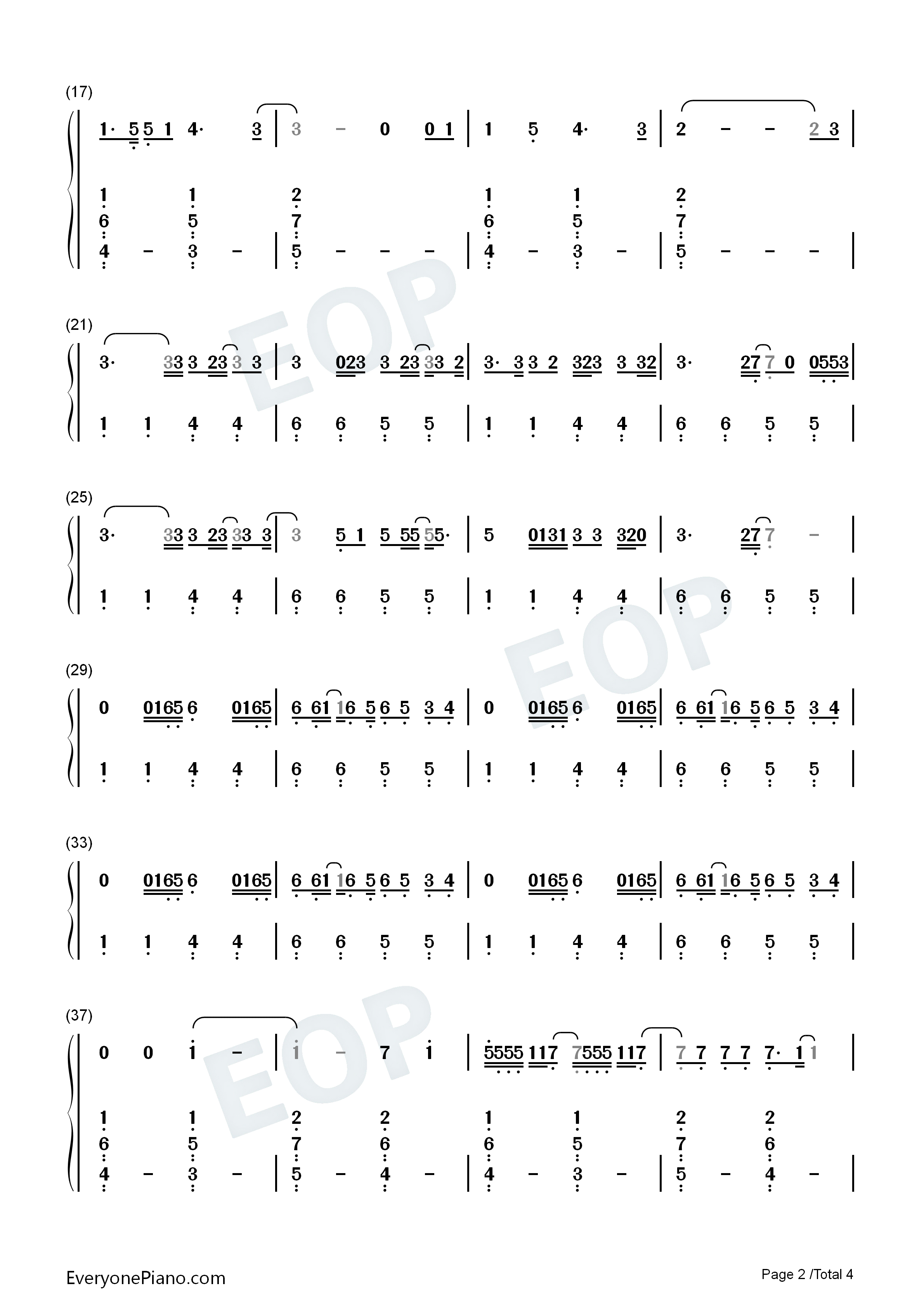 Perfume钢琴简谱_Britney_Spears演唱