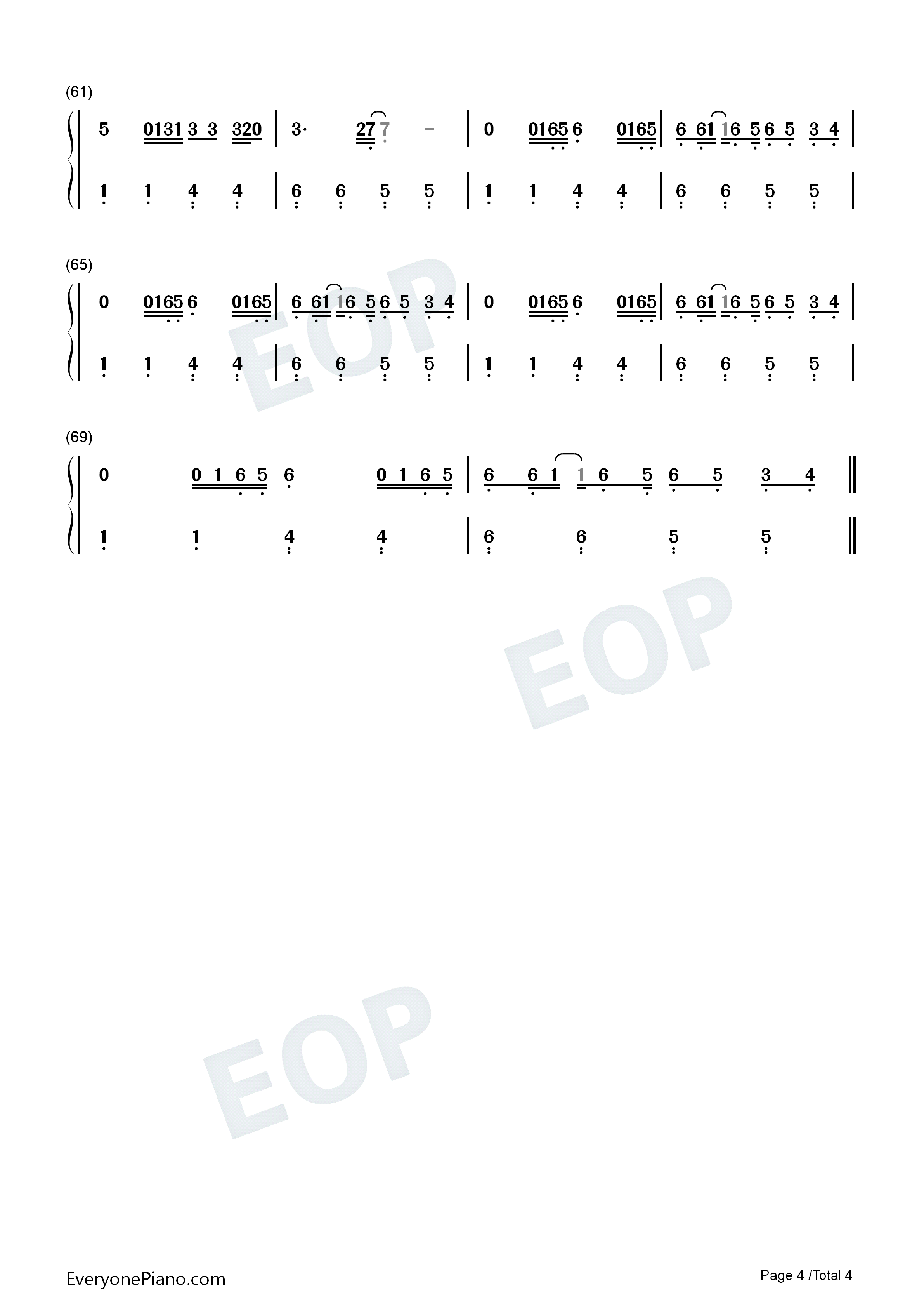 Perfume钢琴简谱_Britney_Spears演唱