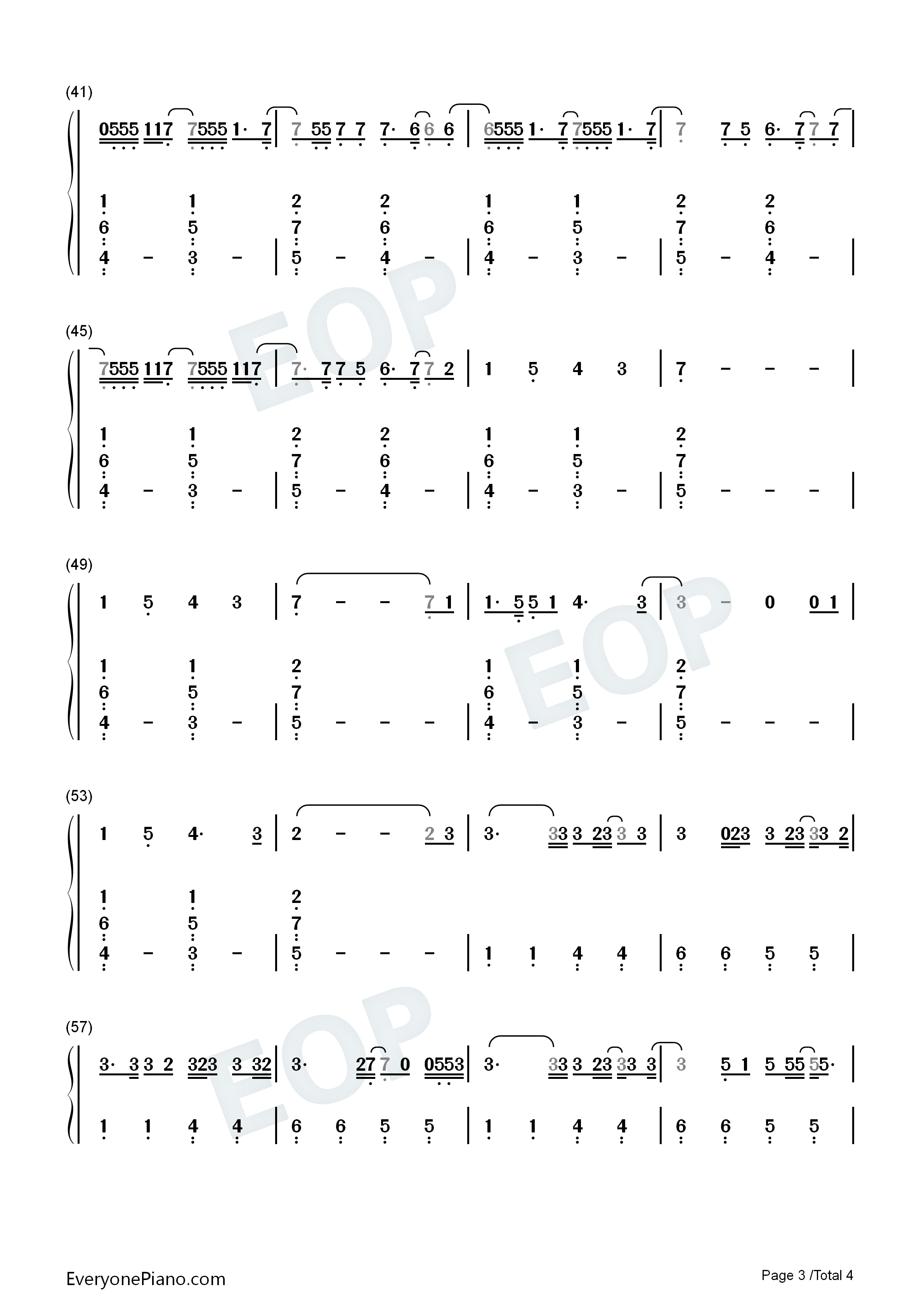 Perfume钢琴简谱_Britney_Spears演唱