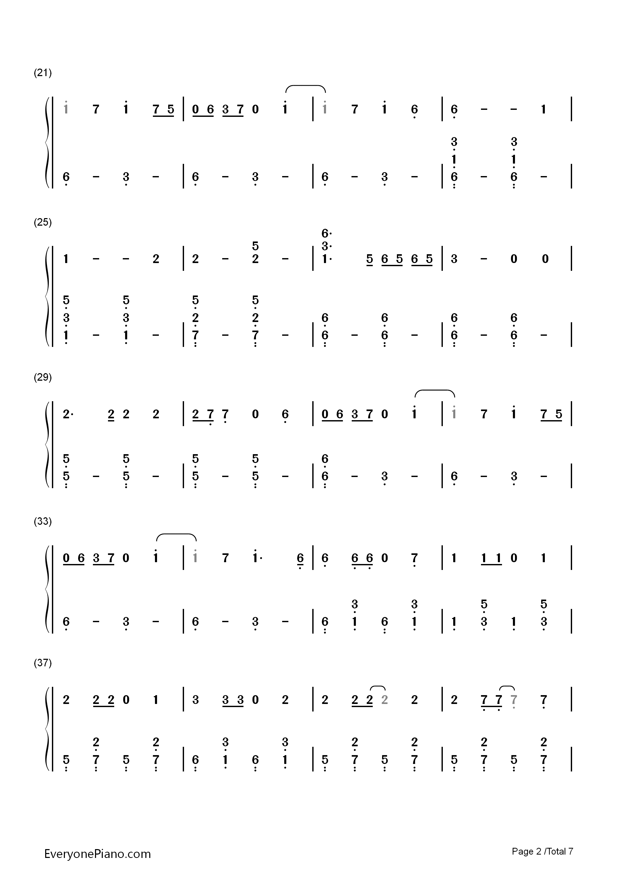 Jolene钢琴简谱_Miley_Cyrus演唱