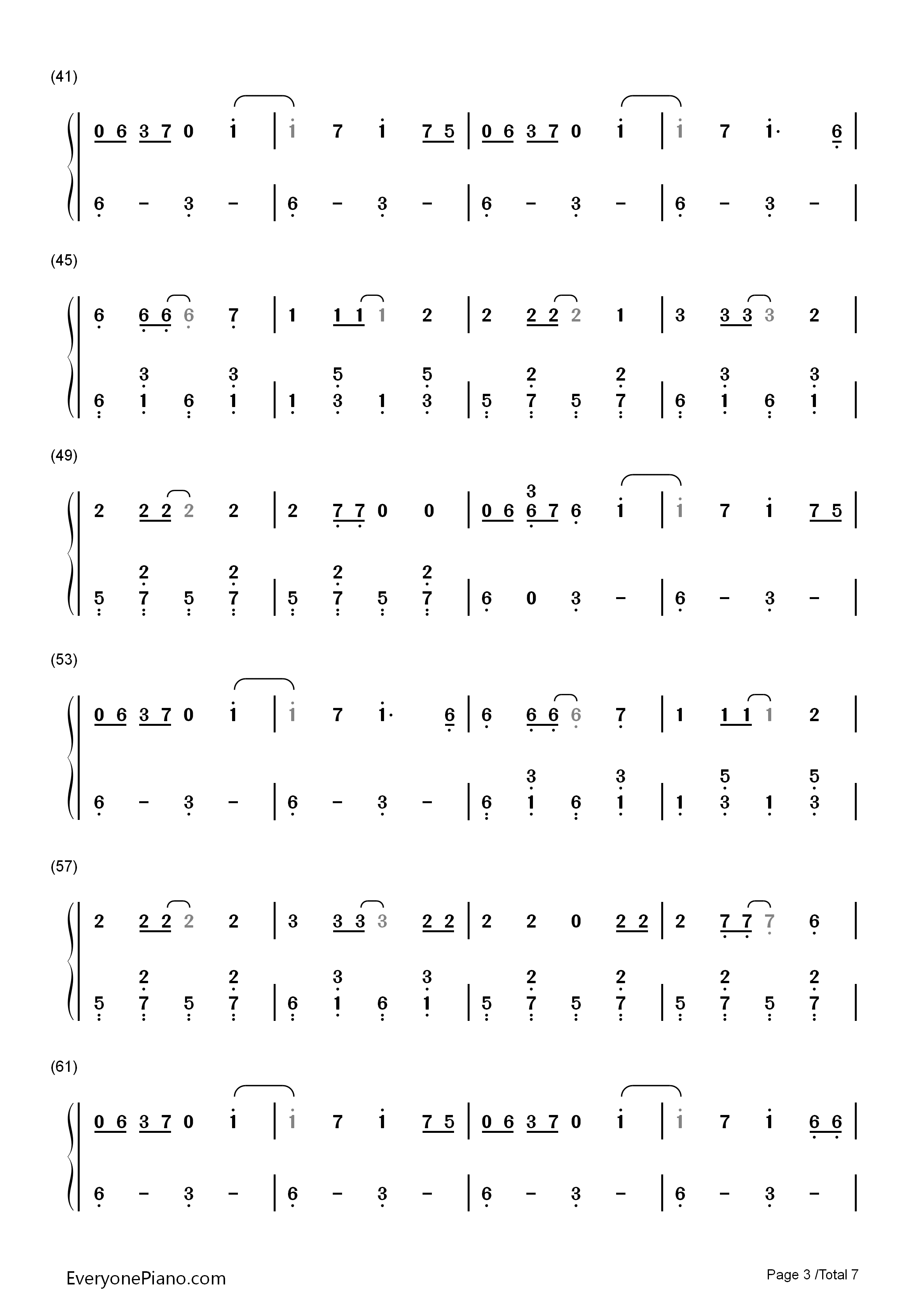 Jolene钢琴简谱_Miley_Cyrus演唱