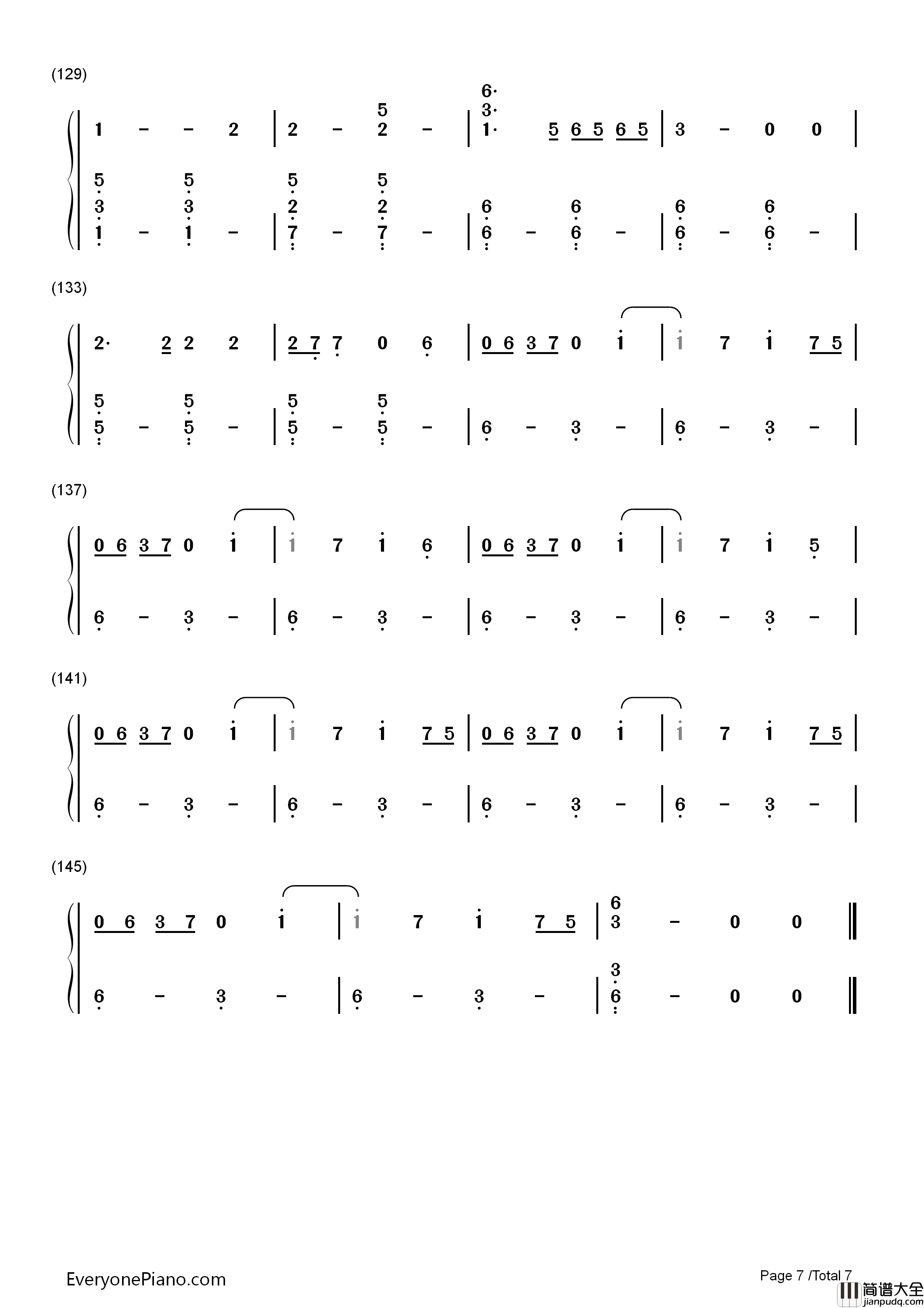 Jolene钢琴简谱_Miley_Cyrus演唱