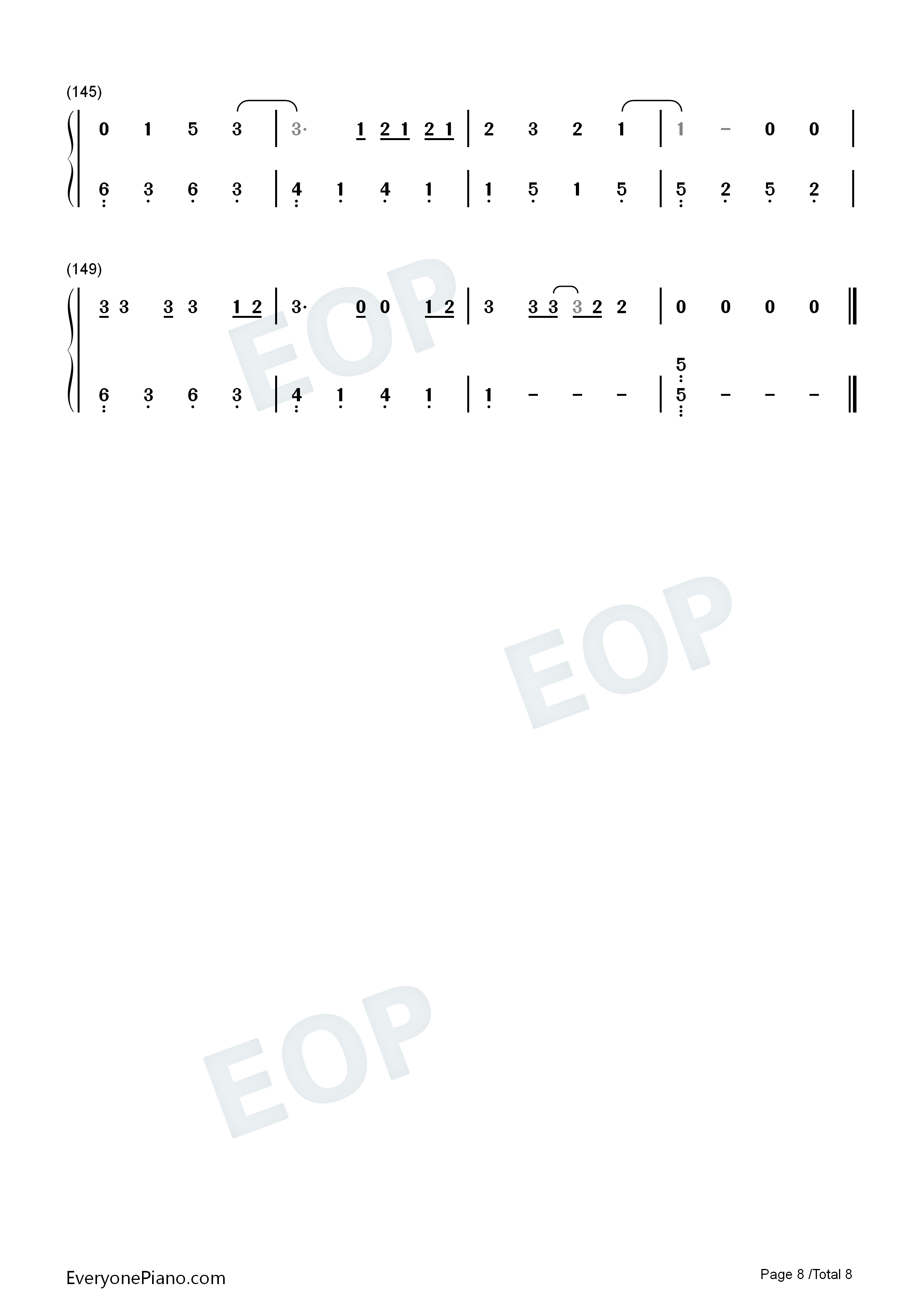 Alone_Together钢琴简谱_Fall_Out_Boy演唱