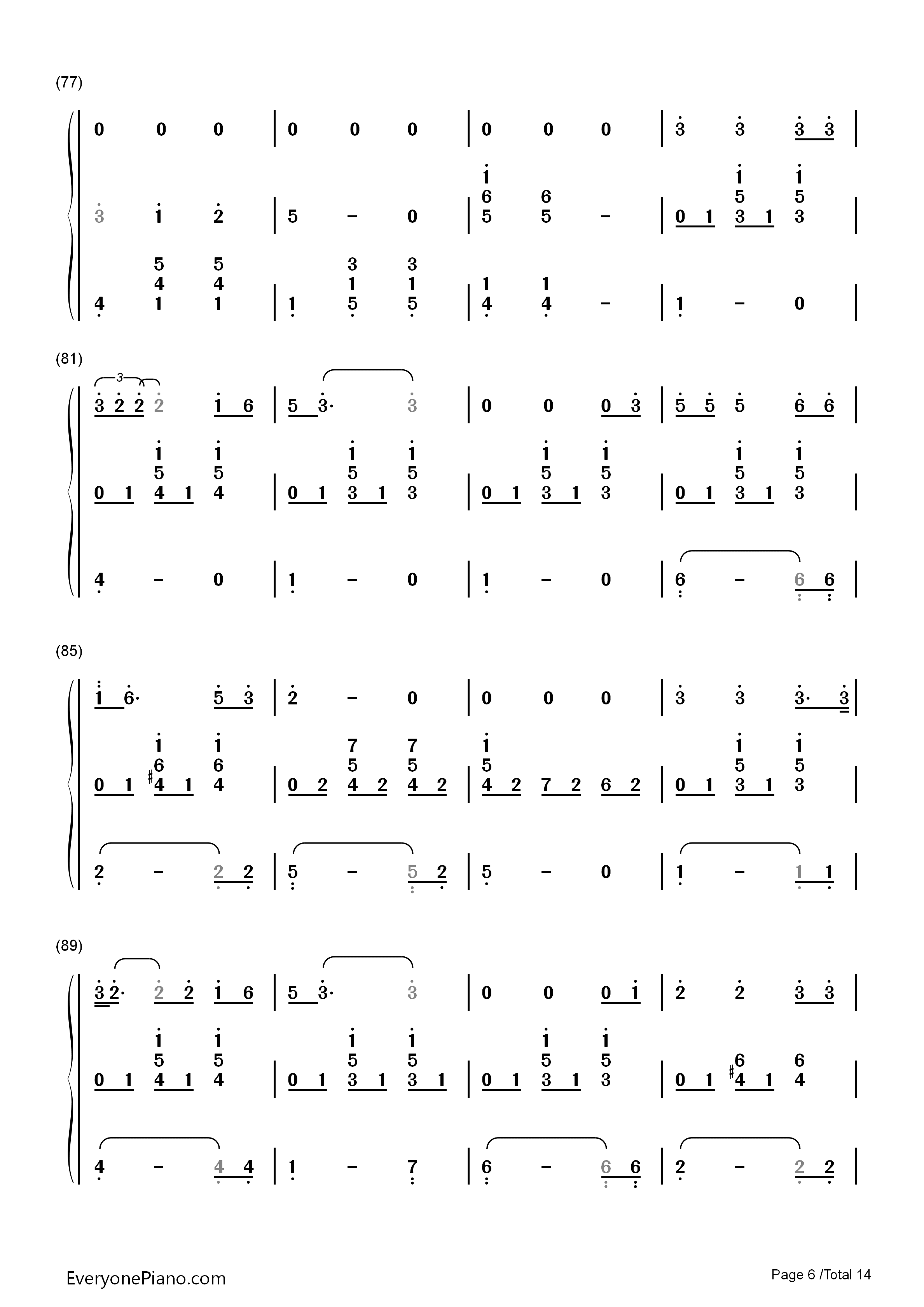 トイレの神様钢琴简谱_植村花菜演唱