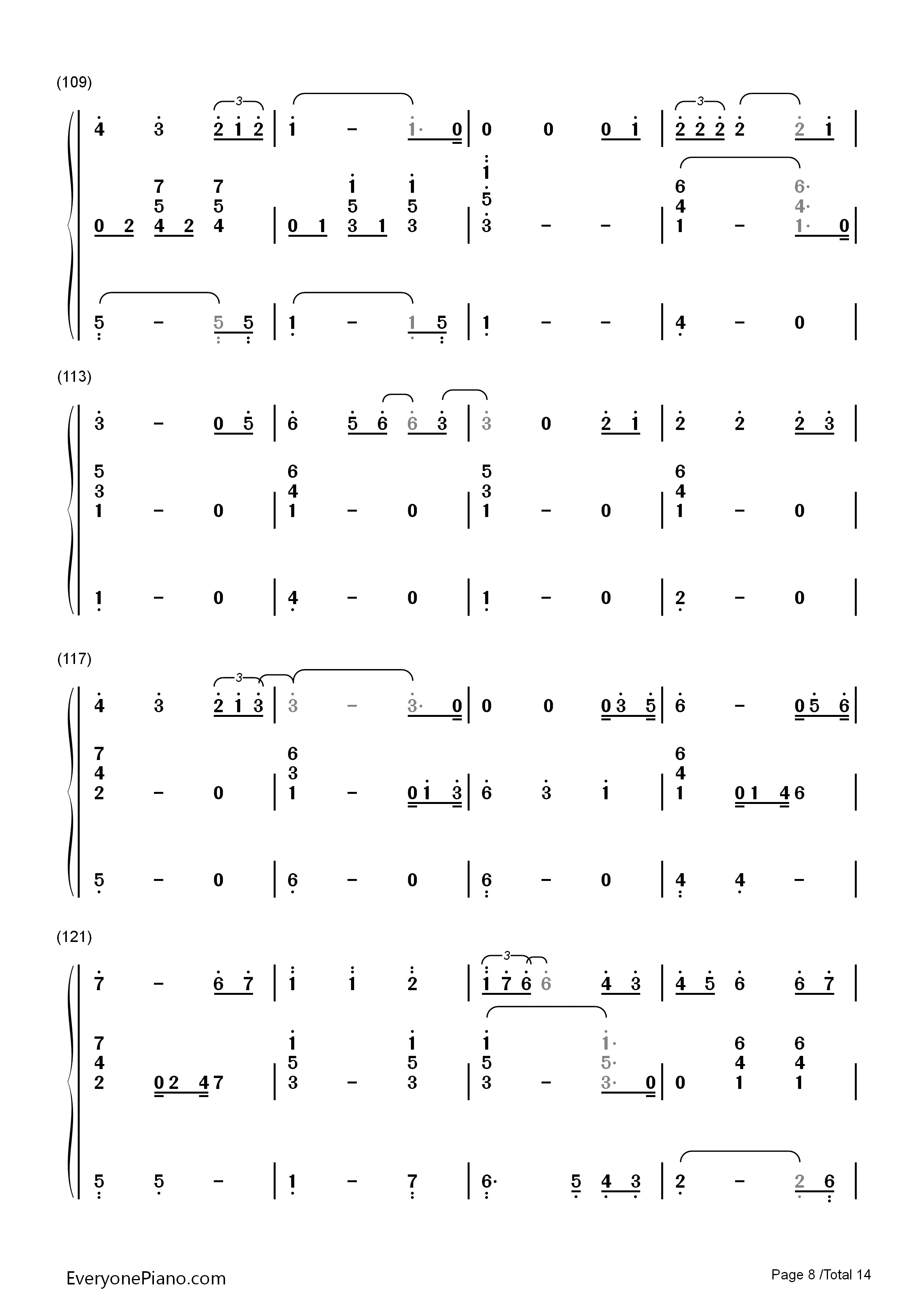 トイレの神様钢琴简谱_植村花菜演唱