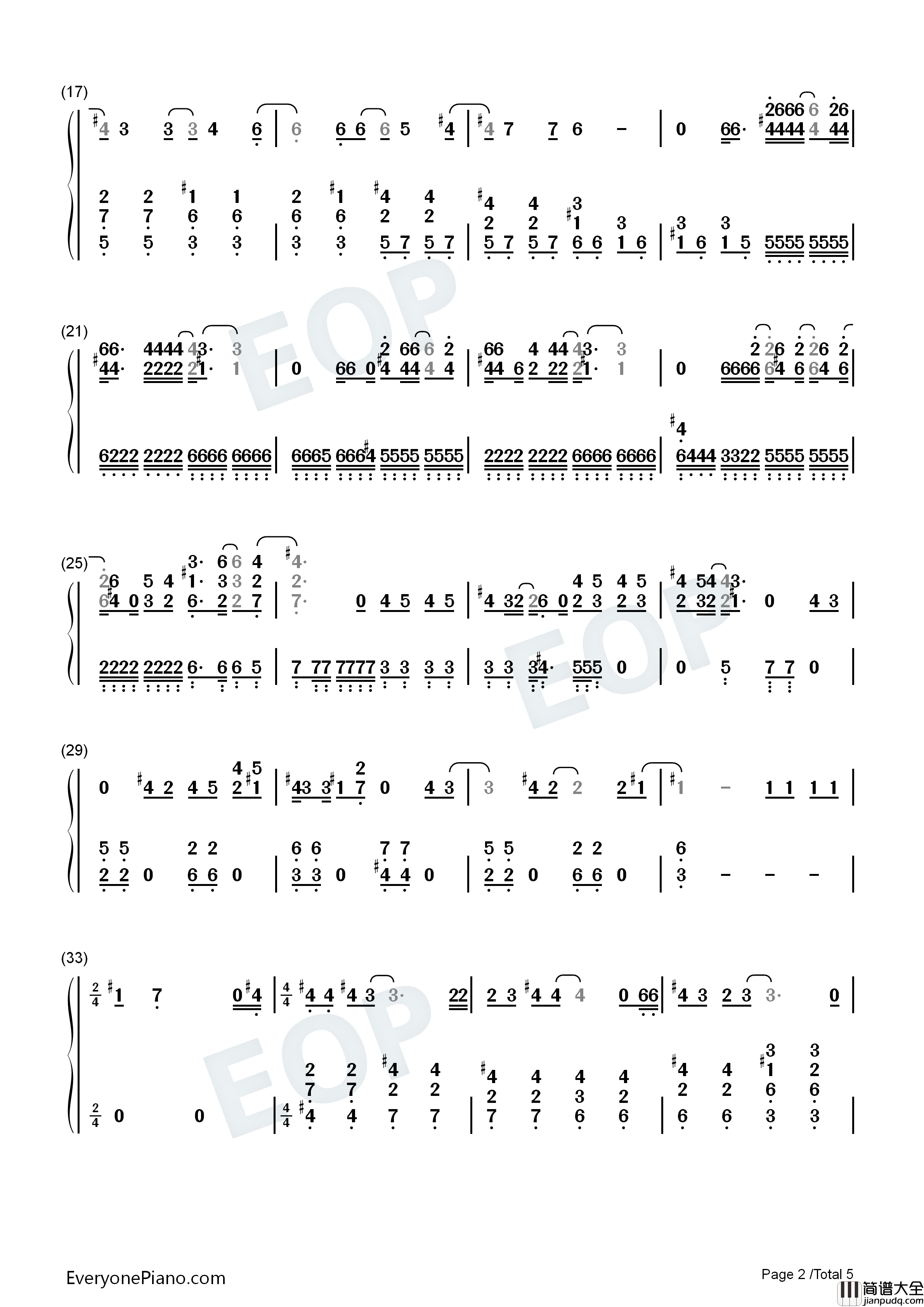 My_Happy_Ending钢琴简谱_Avril_Lavigne演唱