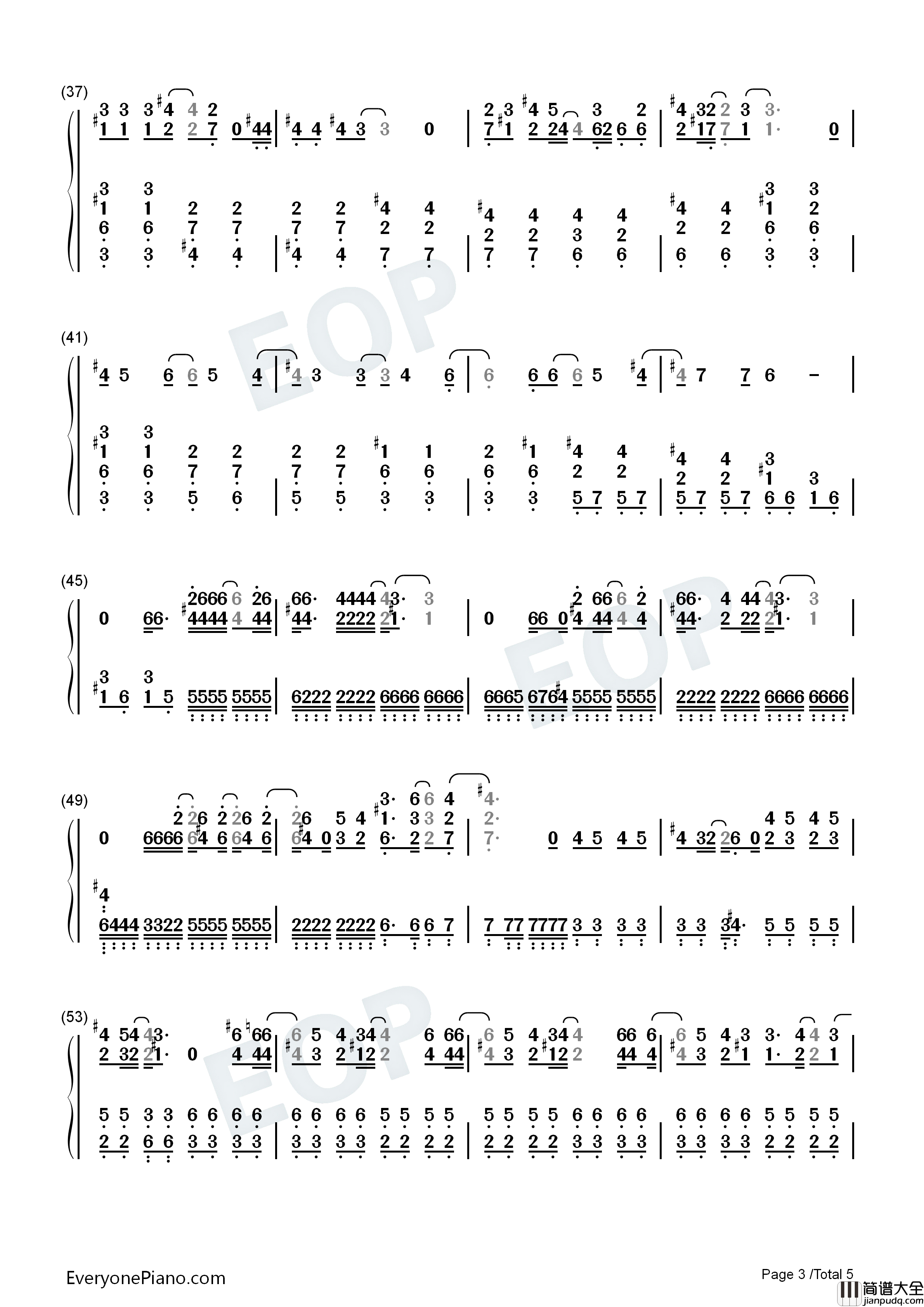 My_Happy_Ending钢琴简谱_Avril_Lavigne演唱