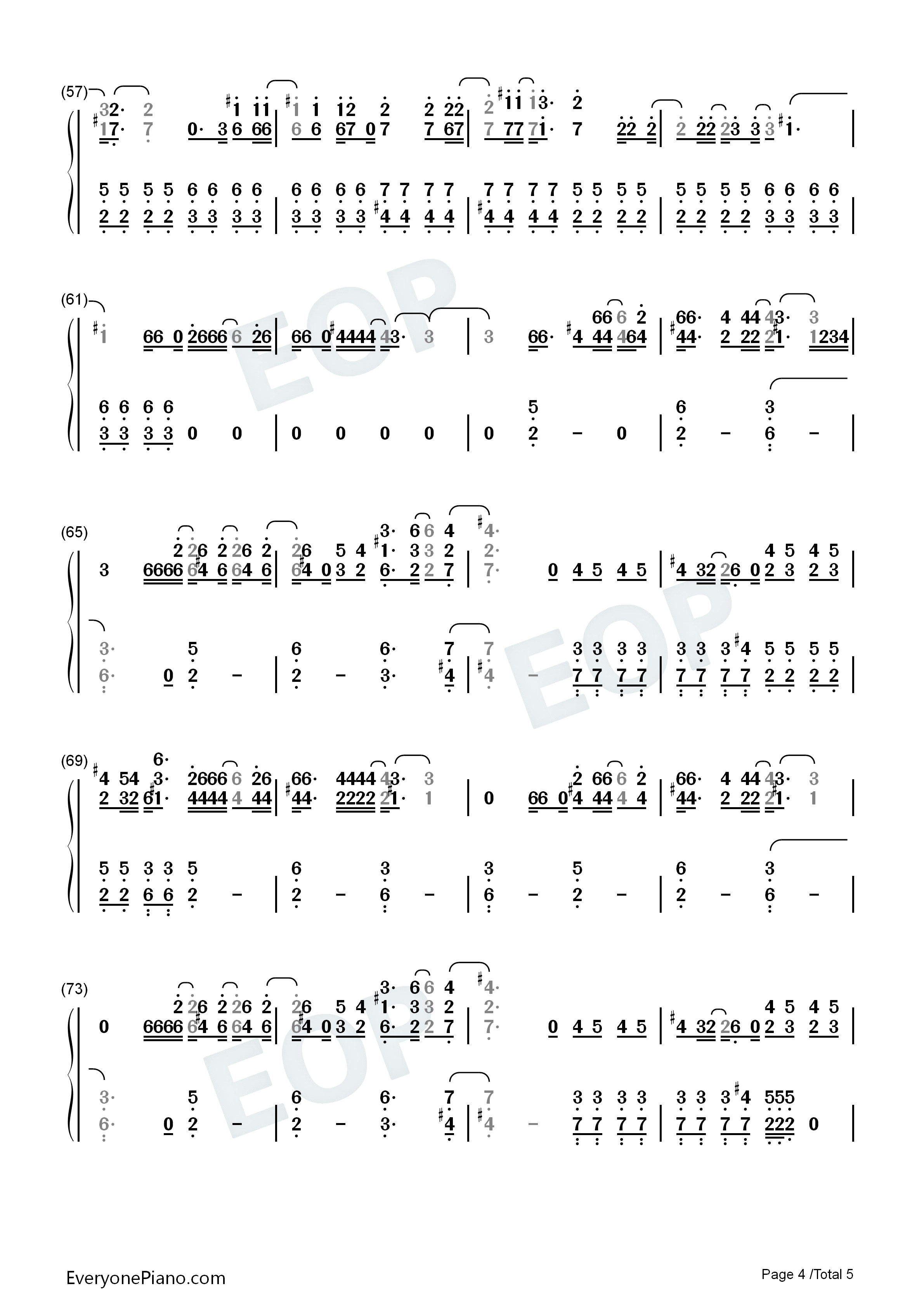 My_Happy_Ending钢琴简谱_Avril_Lavigne演唱