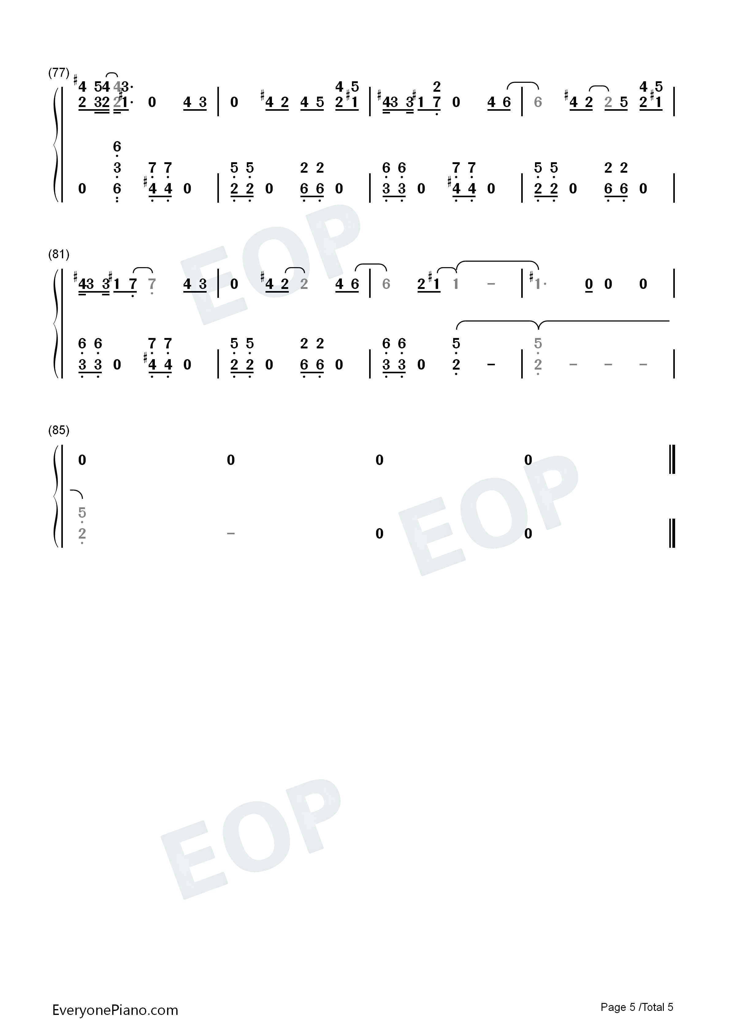 My_Happy_Ending钢琴简谱_Avril_Lavigne演唱