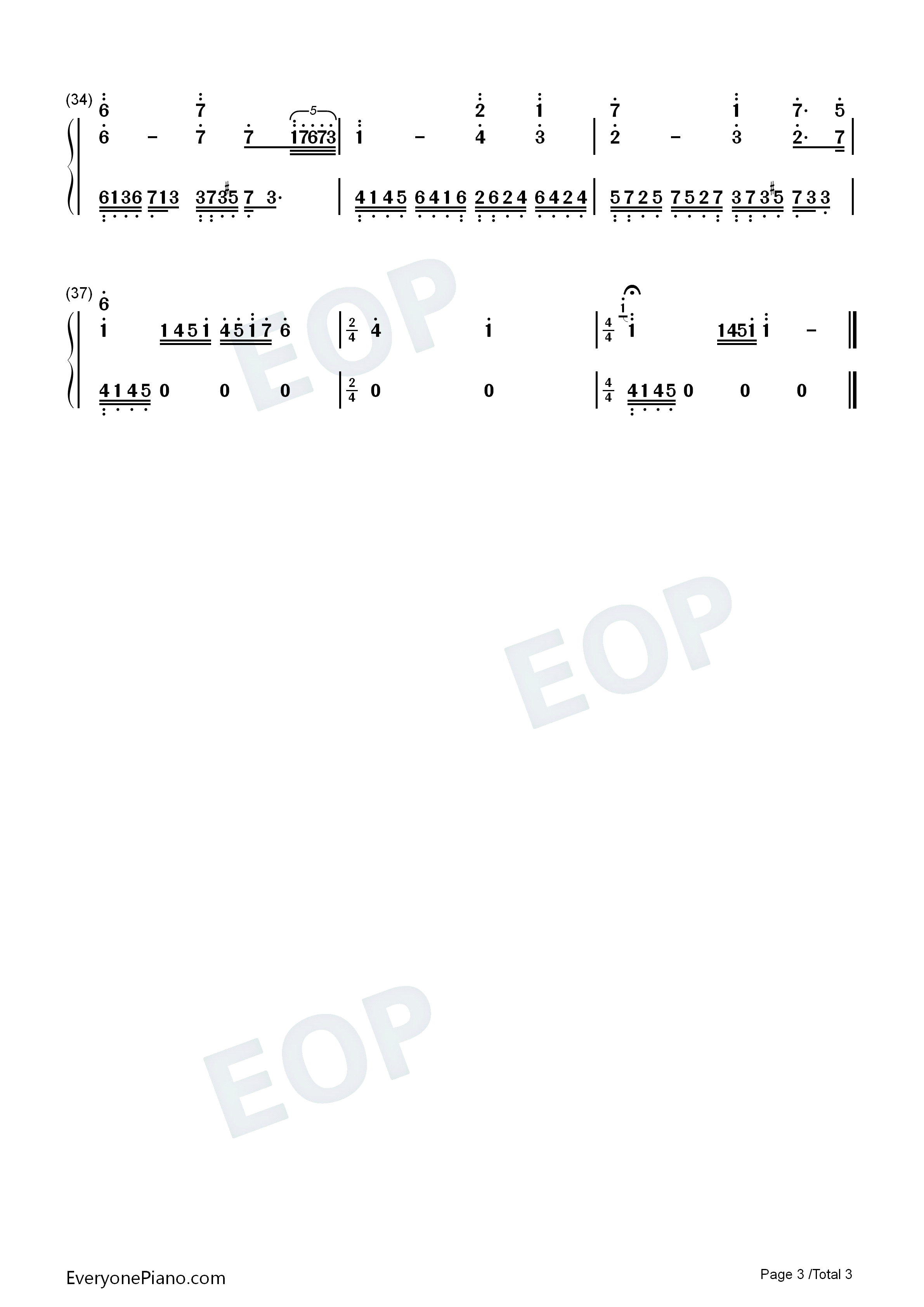 One_Man's_Dream钢琴简谱_雅尼（Yanni）演唱