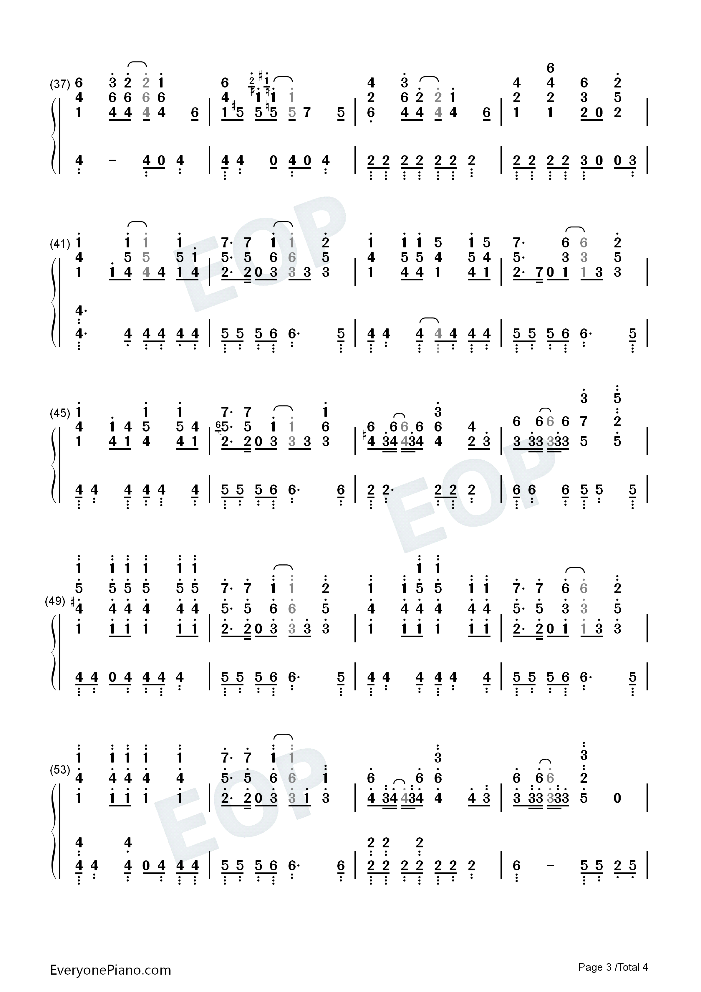 TiK_ToK钢琴简谱_Ke$ha演唱